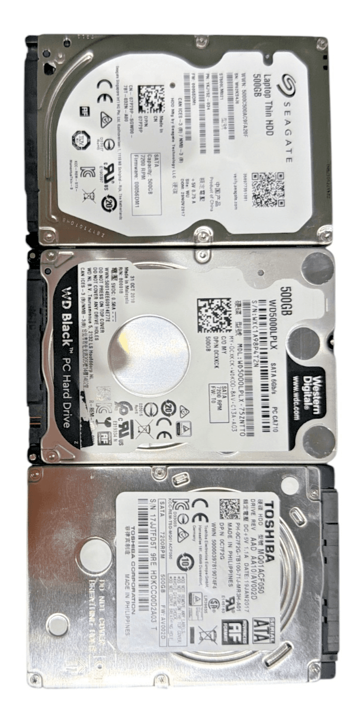 Lot of 203 2.5 HDDs (500gb, 750gb, 1tb) mix for Laptop - Thumbnail 3