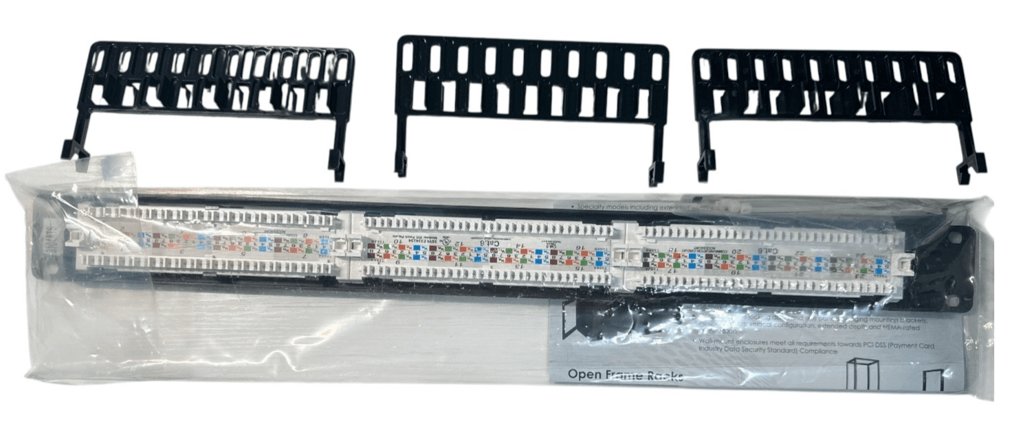 Tripp Lite 24 Port Cat6 Patch Panel 568B RJ45 Ethernet N252-P24 - Thumbnail 2