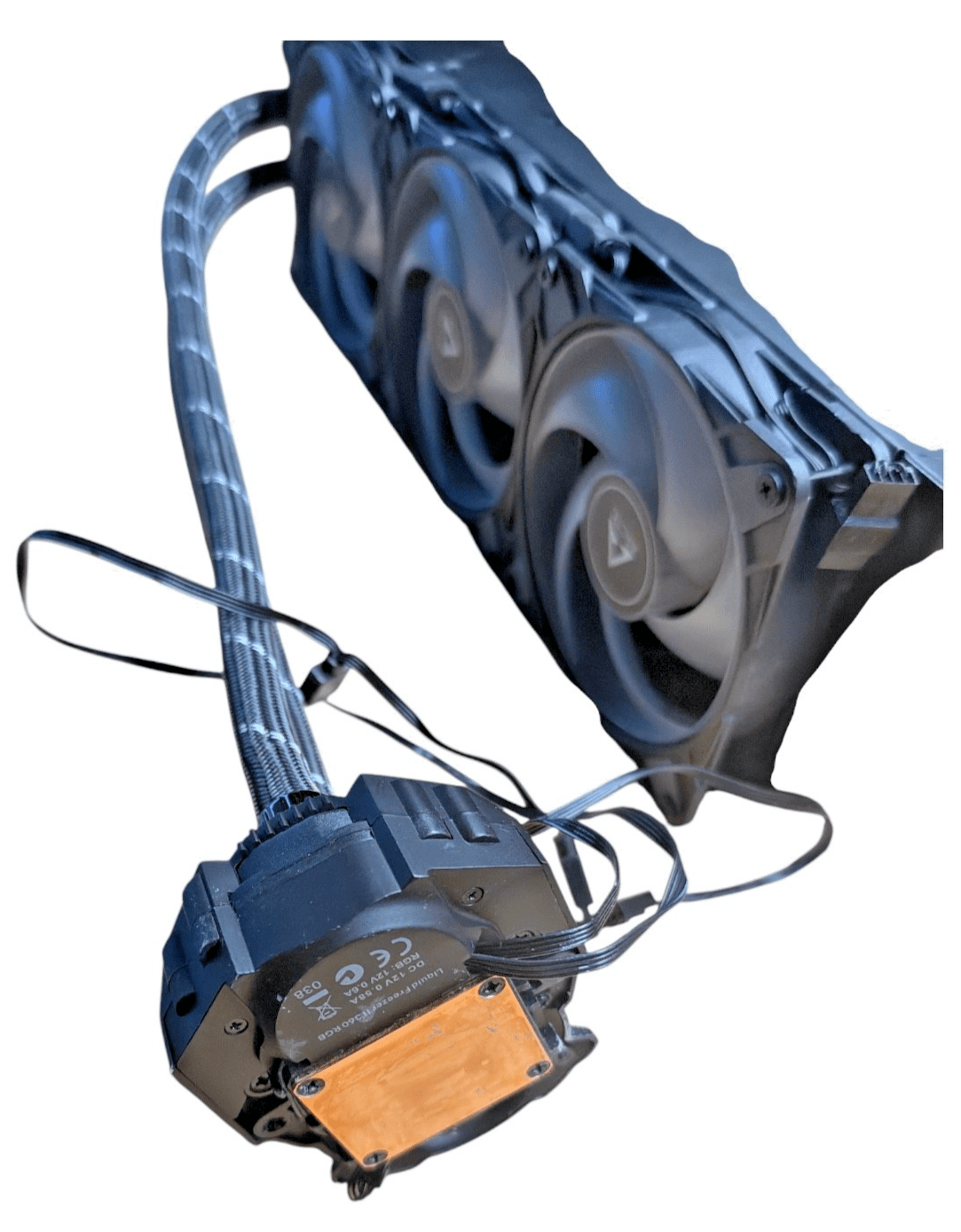 Arctic Liquid Freezer III360 A-RGB CPU Liquid Cooler 120mm Black/Gray Copper - Thumbnail 3