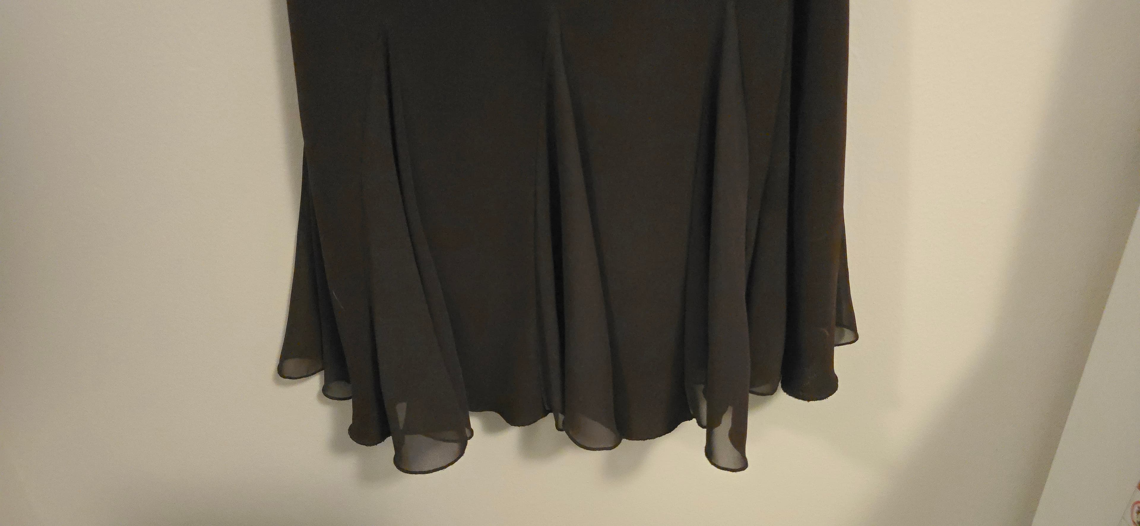 S.L. Fashions Brown Sleeveless Flared Dress Size 12 - Thumbnail 3
