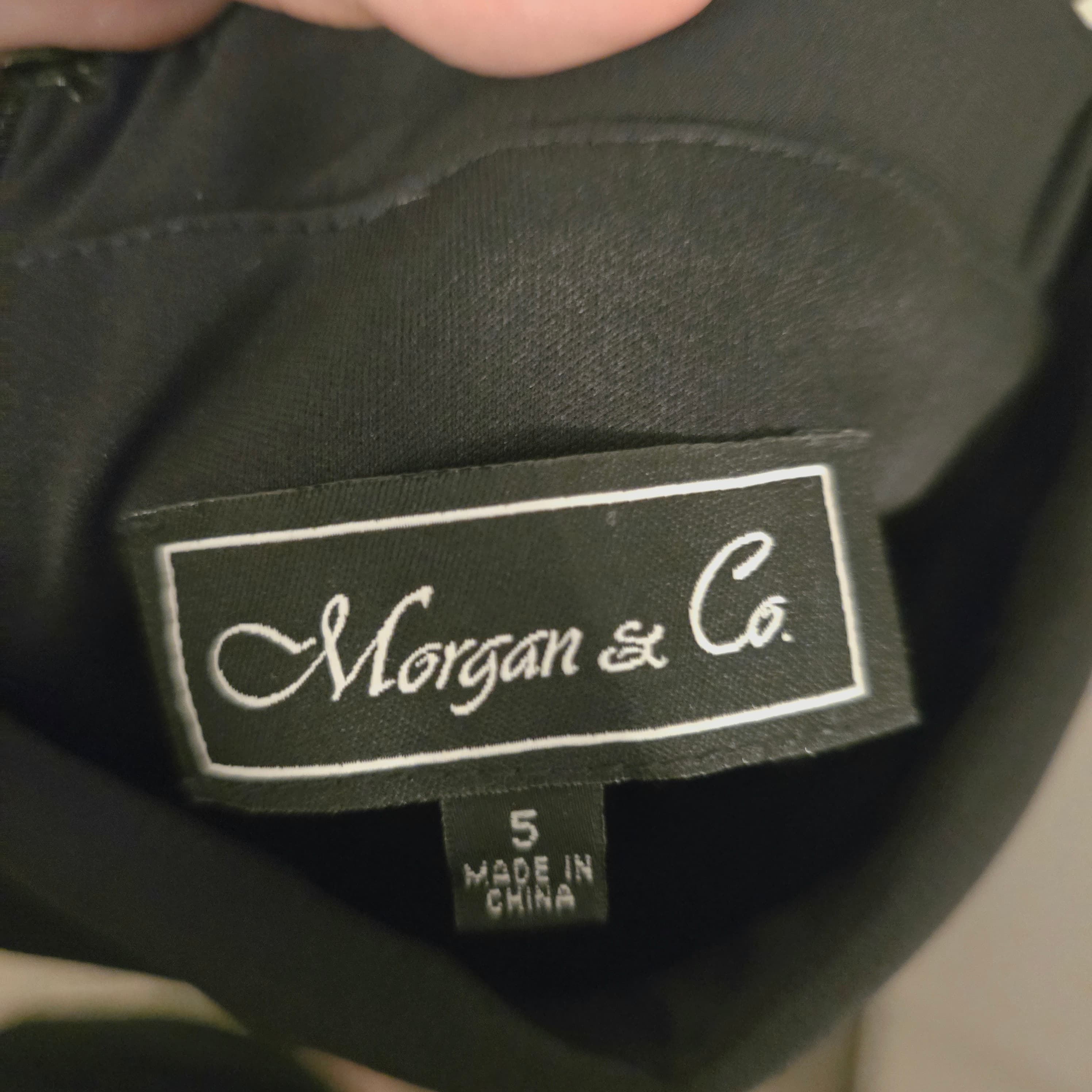 Morgan & Co. Floral Off-Shoulder A-Line Dress Size 5 - Thumbnail 4