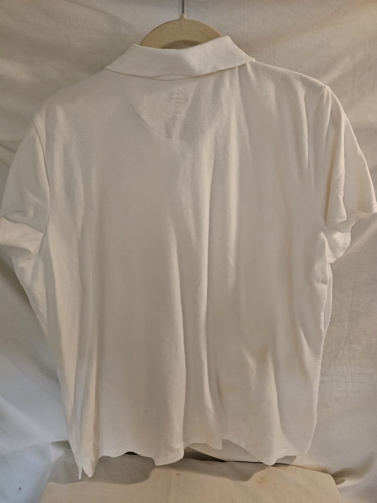 St. John's Bay womens 2XL White Cotton pullover Polo Shirt Top S/s - Thumbnail 2