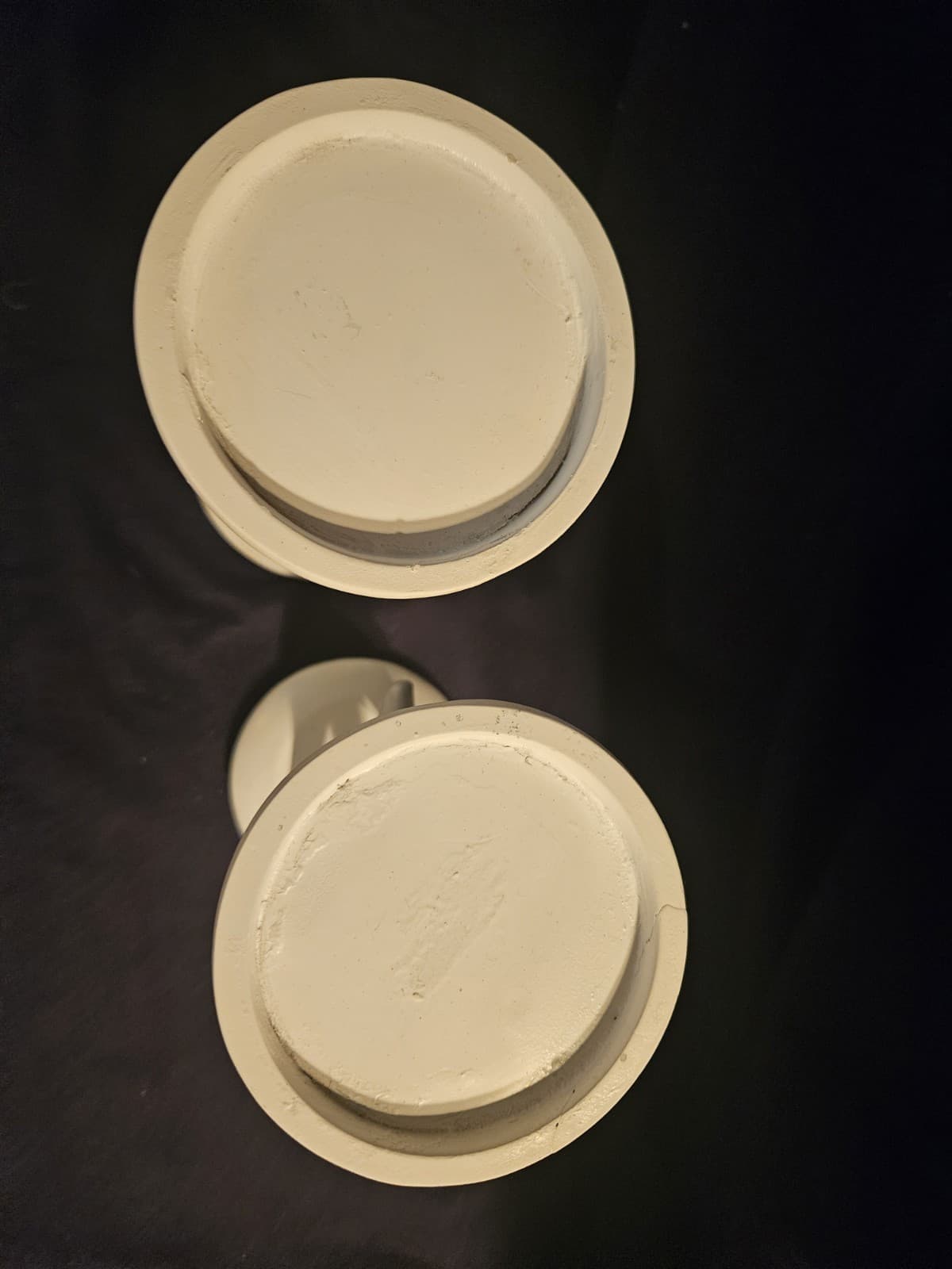 SET 2 Threshold White Resin Faux Deer Horn Antlers Candle Holders - Thumbnail 2