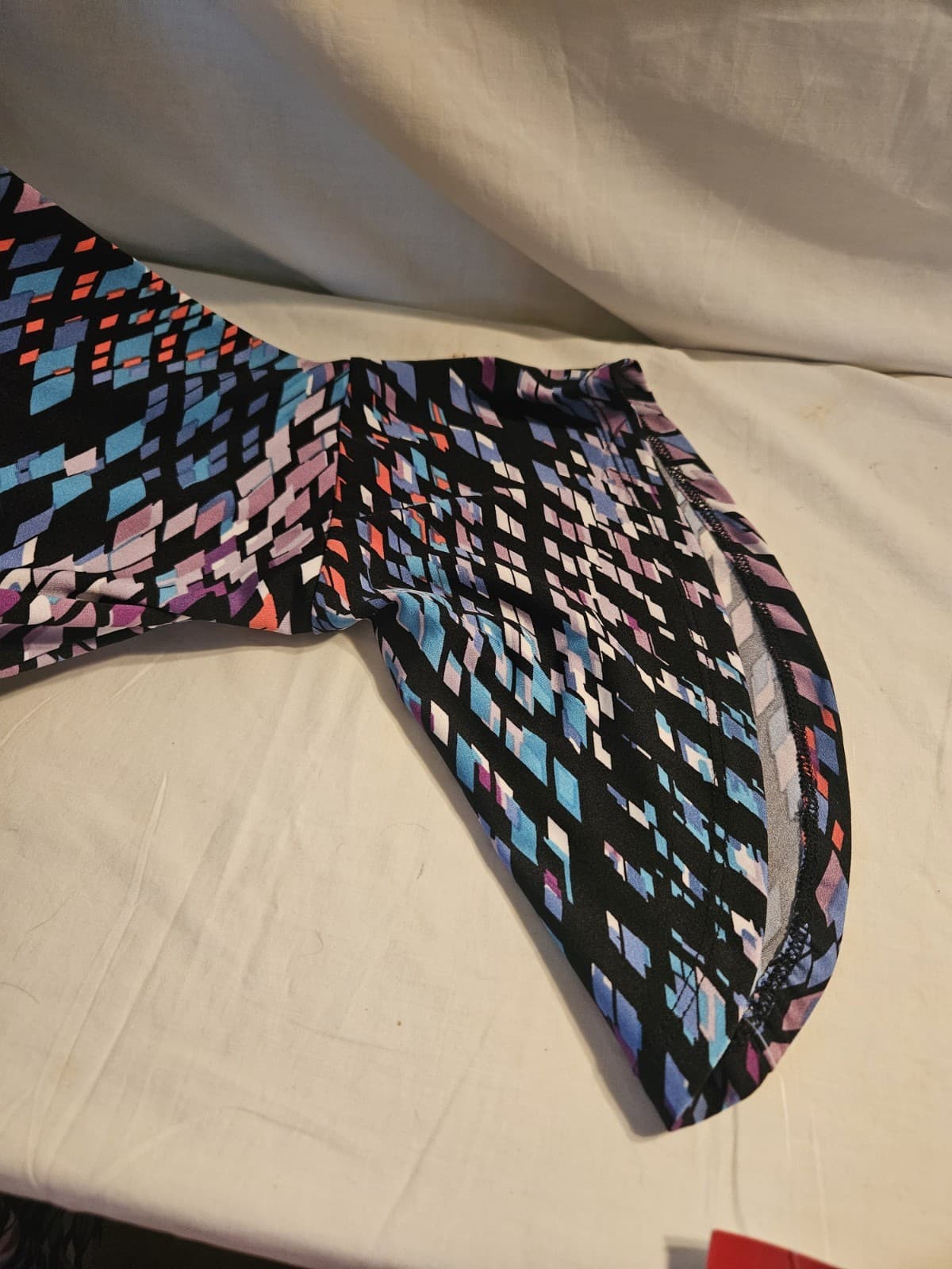 NWT BonWorth Small Petite SP Geometric Multi Colored Top Tunic Blouse 3/4 Sleeve - Thumbnail 4
