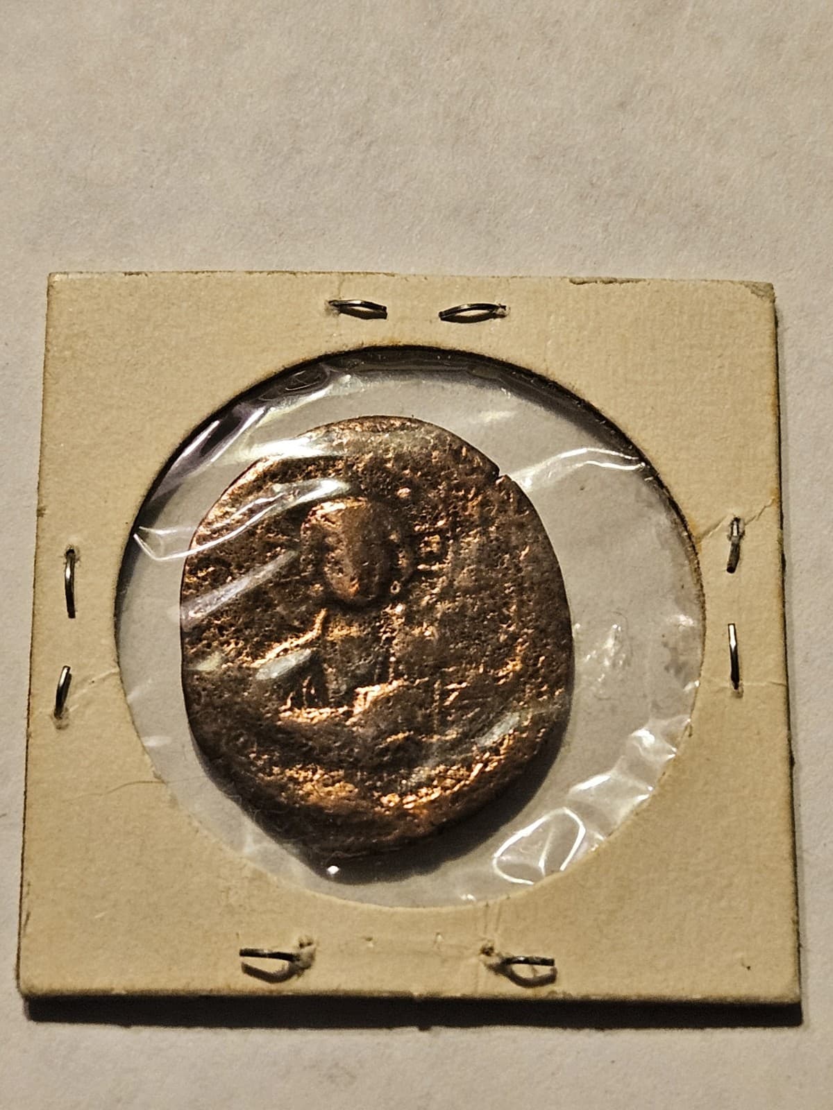 BYZANTINE Empire Anonymous AE Jesus Christ Follis Coin
