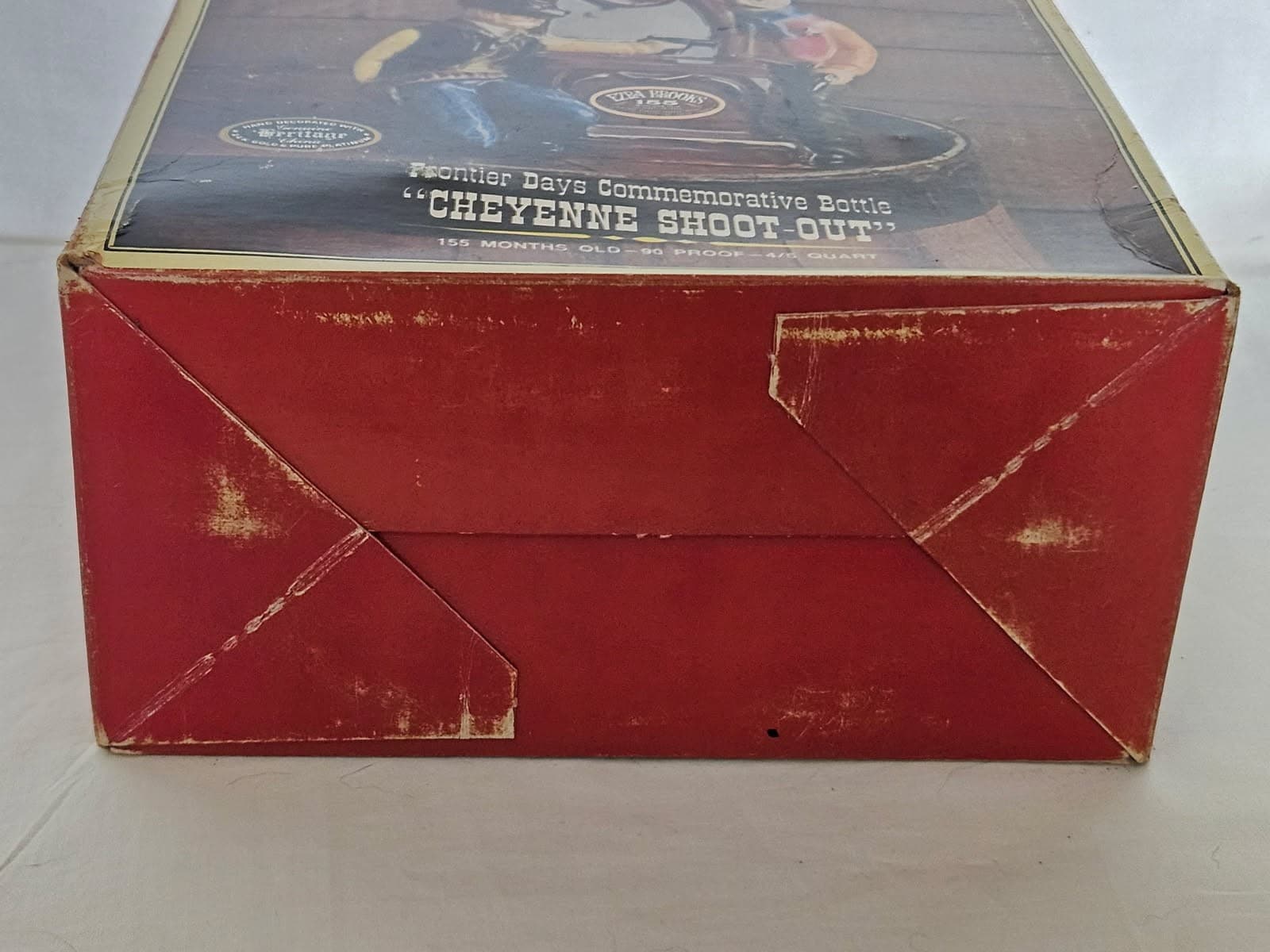 ***BOX ONLY*** Ezra Brooks Frontier Days Cheyenne Shoot Out Decanter BOX - Thumbnail 5