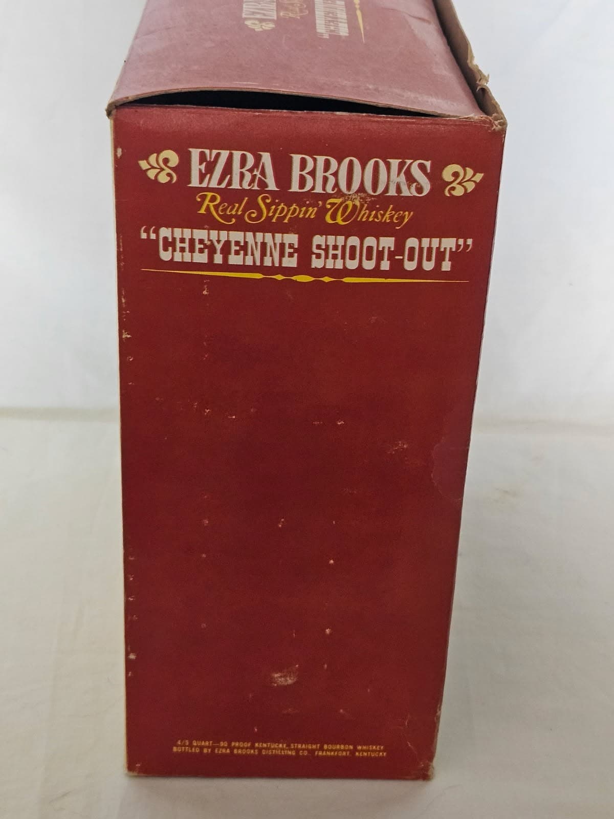***BOX ONLY*** Ezra Brooks Frontier Days Cheyenne Shoot Out Decanter BOX - Thumbnail 4