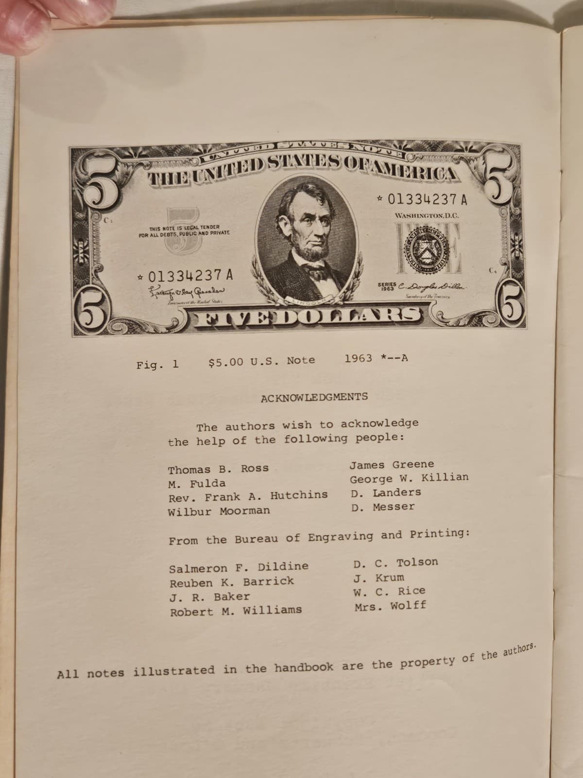 1968 Standard Handbook of Modern U.S. Paper Money - 1st Edition/1st Printing - Thumbnail 4