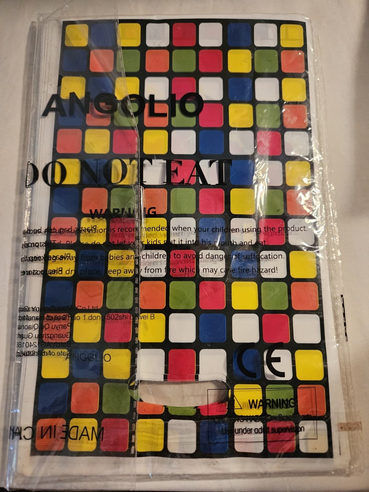 NEW Angolio Rubiks Cube Style Party Gift Bags Qty. 35 - Thumbnail 2