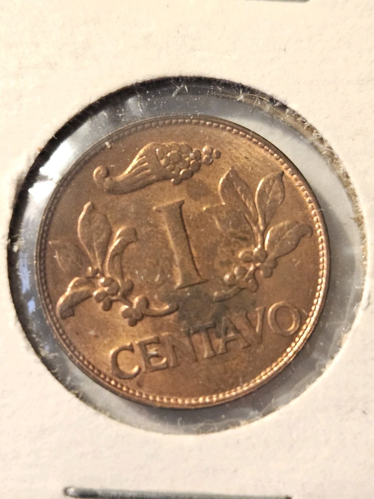 1969 Columbia 1 Centavo Coin - Thumbnail 2
