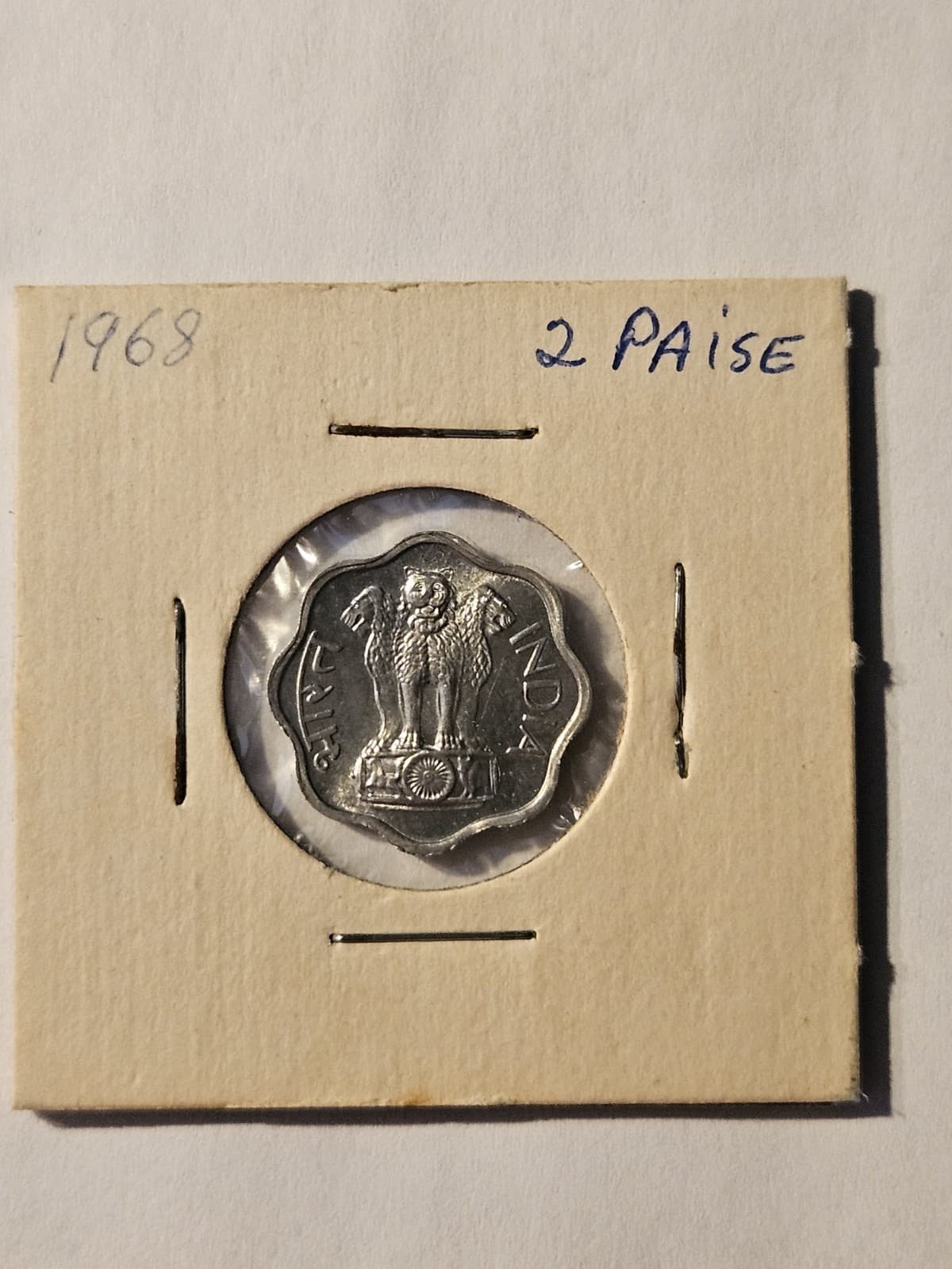 1968 India 2 Paise Coin