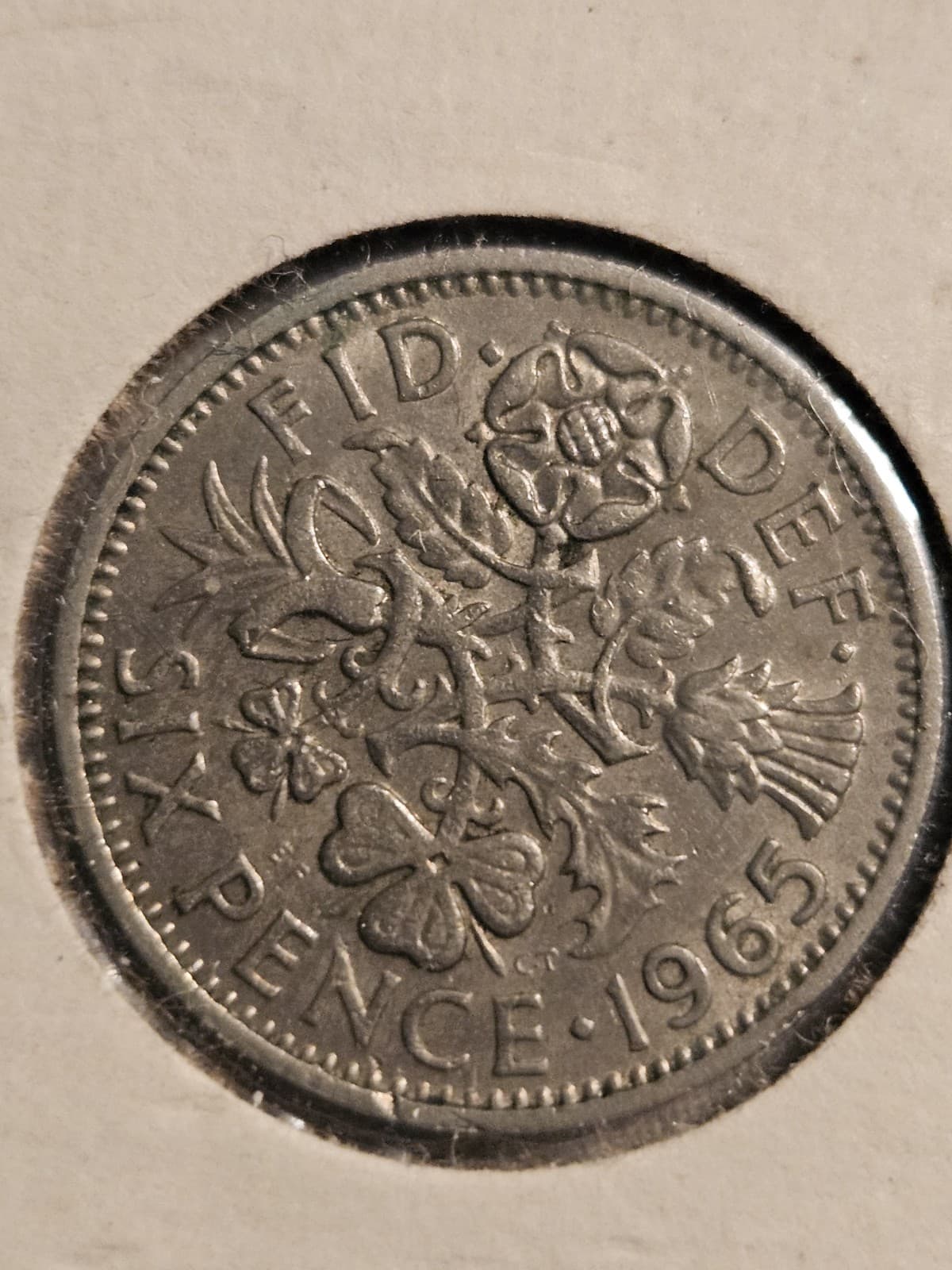 MIX LOT 7 United Kingdom Coins (Penny Pence Shillings) 1961+1965+1969+1971 - Thumbnail 9