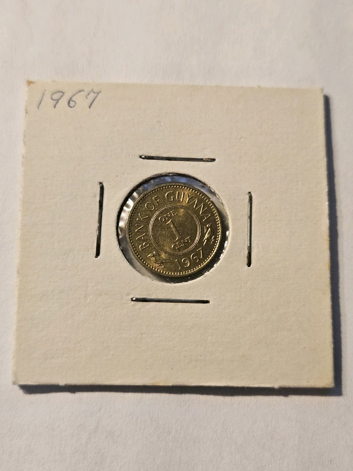 1967 GUYANA 1 Cent Coin