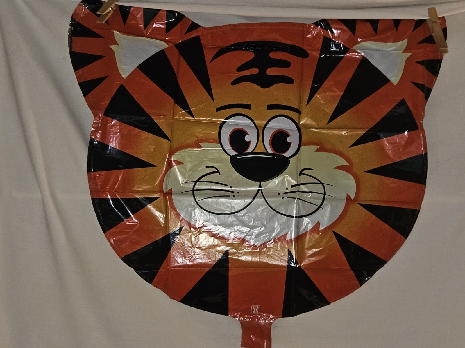 NEW Large Tiger Lion Head Foil Party Birthday Animal Wildlife Balloon 12" Diam