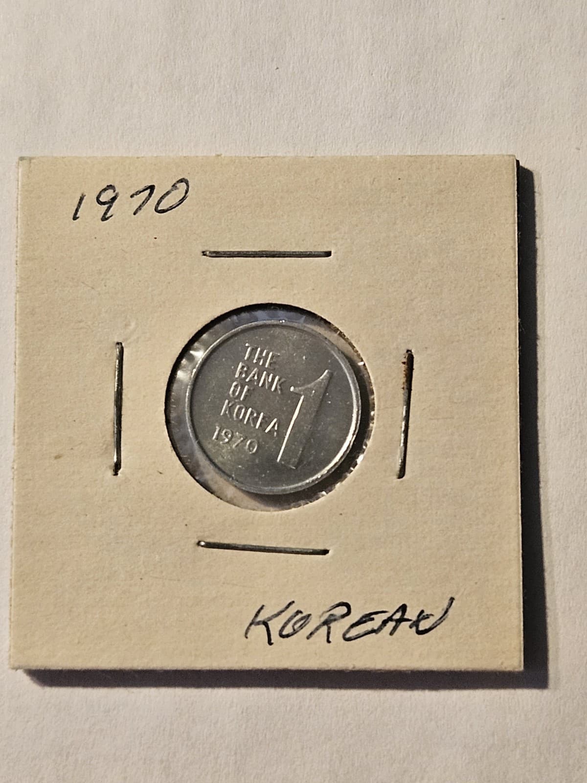 1970 South Korea 1 Won Coin