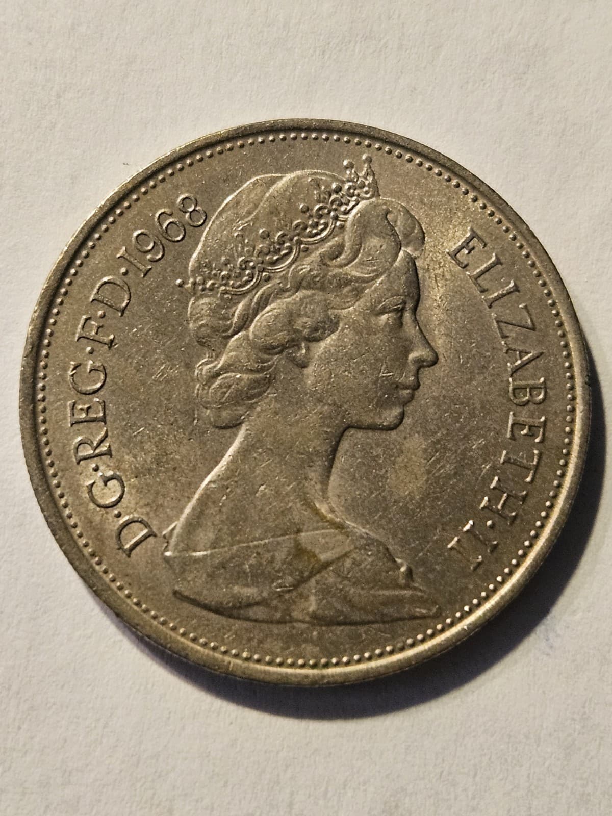 1963 United Kingdom 10 Pence Coin - Thumbnail 2