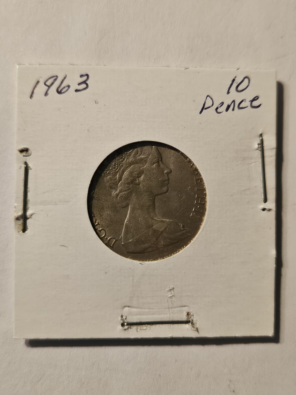 1963 United Kingdom 10 Pence Coin