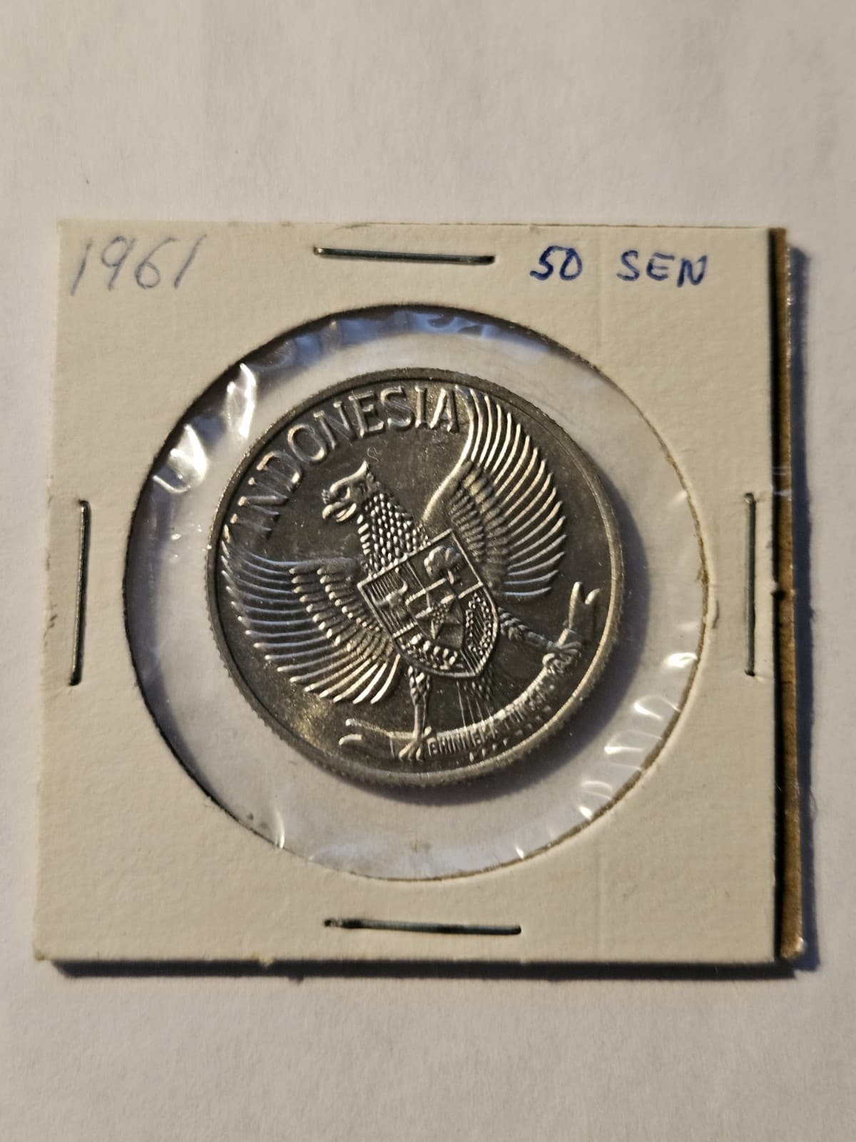 1961 Indonesia 50 Sen Coin