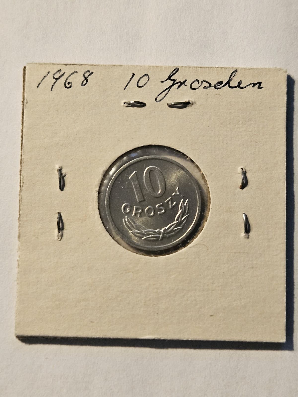 1968 -MW Poland Polish 10 Groszy Coin