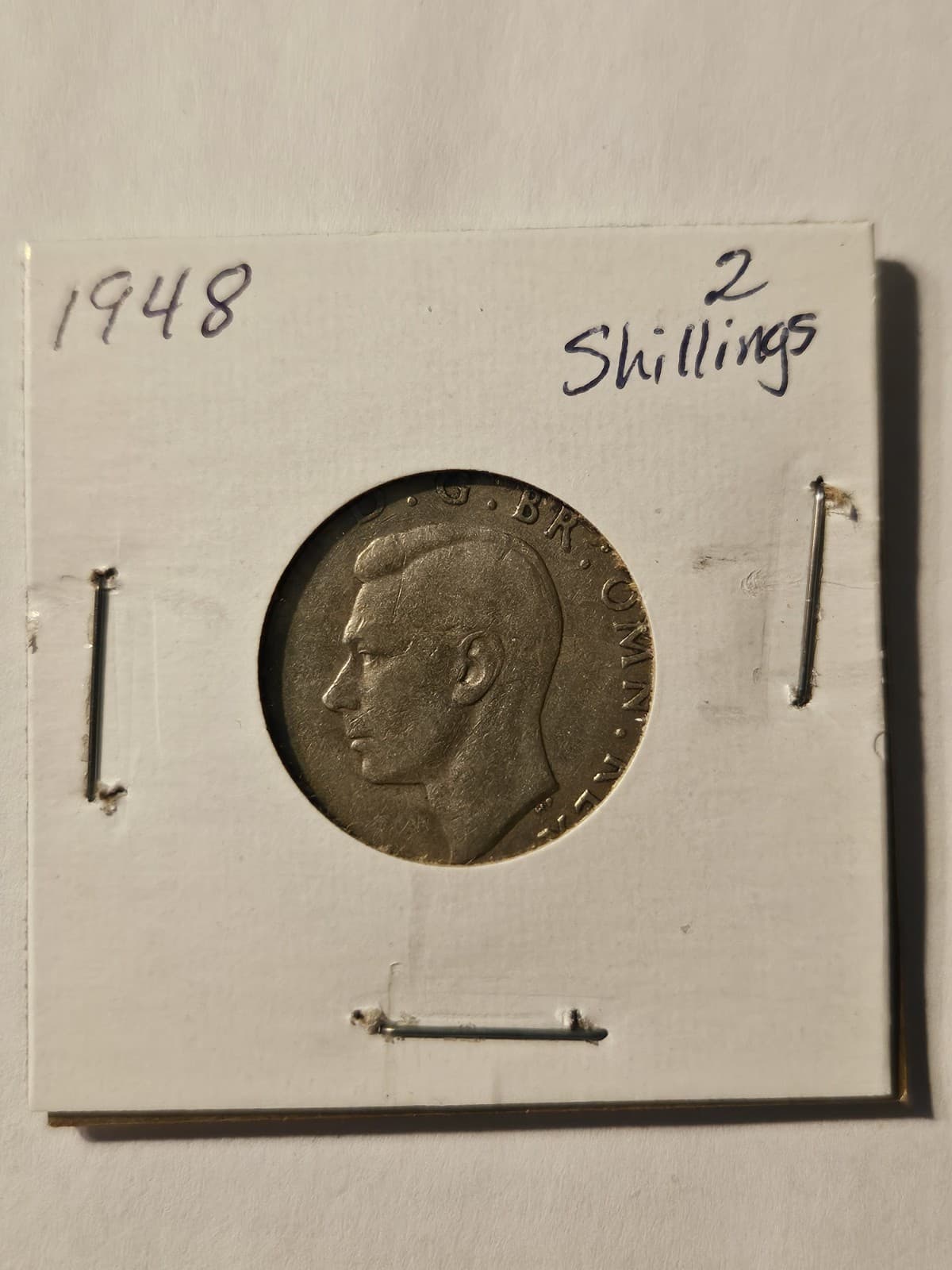 1948 United Kingdom 2 Shillings Coin