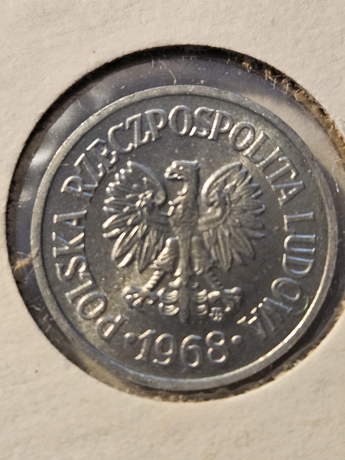 1968 -MW Poland Polish 10 Groszy Coin - Thumbnail 3