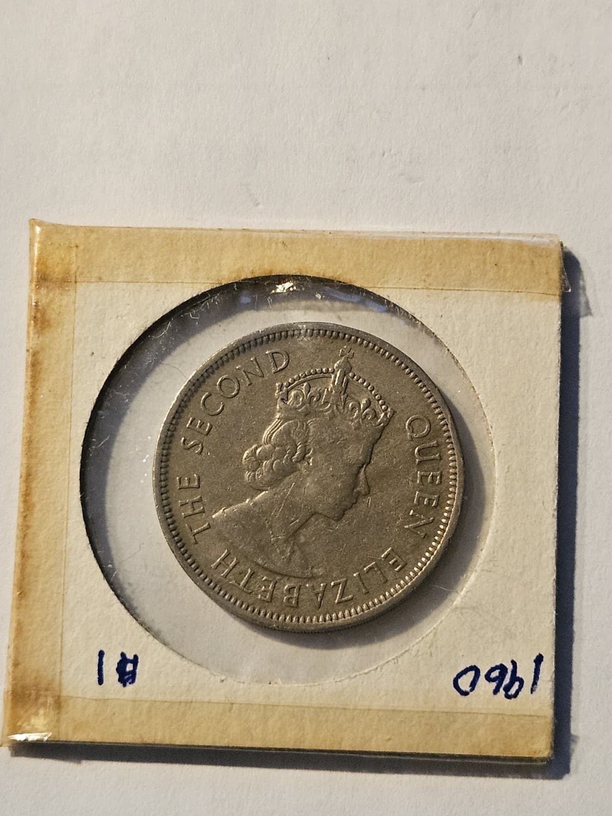 1960-H Hong Kong One Dollar Heaton & Sons/The Mint, Birmingham United Kingdom