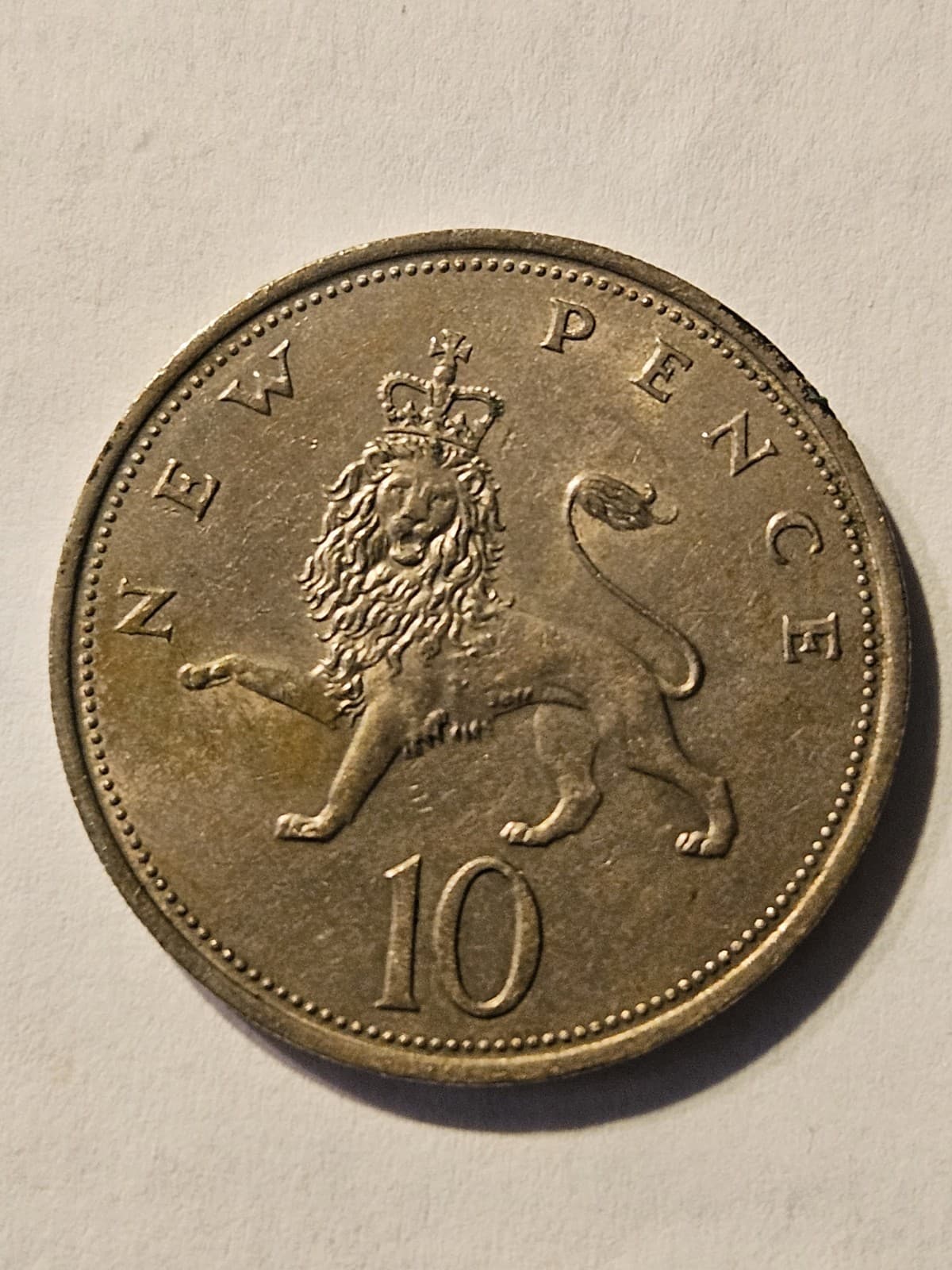 1963 United Kingdom 10 Pence Coin - Thumbnail 3