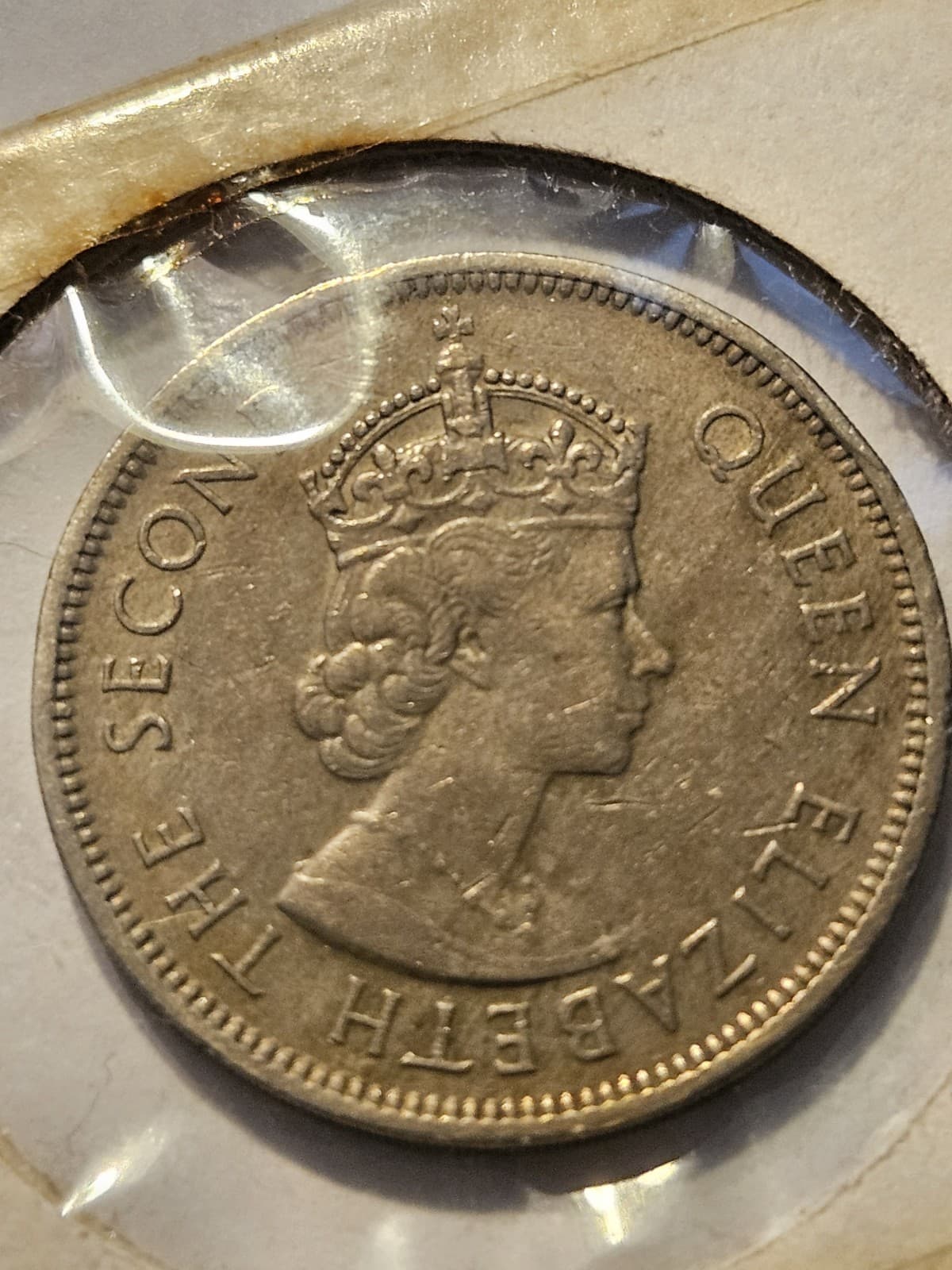 1960-H Hong Kong One Dollar Heaton & Sons/The Mint, Birmingham United Kingdom - Thumbnail 2