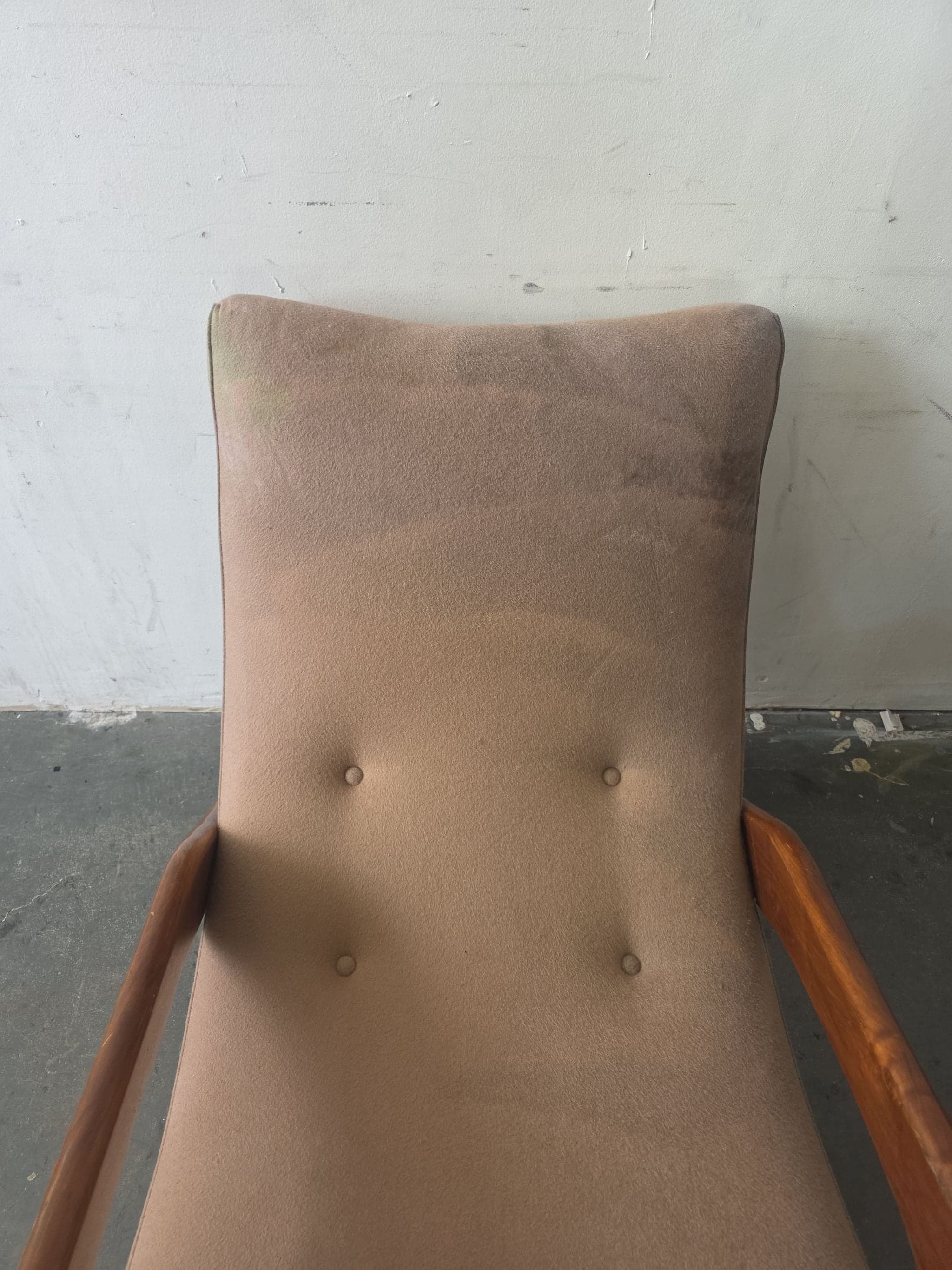 Adrian Pearsall Mid Century Crescent Lounge Chair and Ottoman - Thumbnail 10