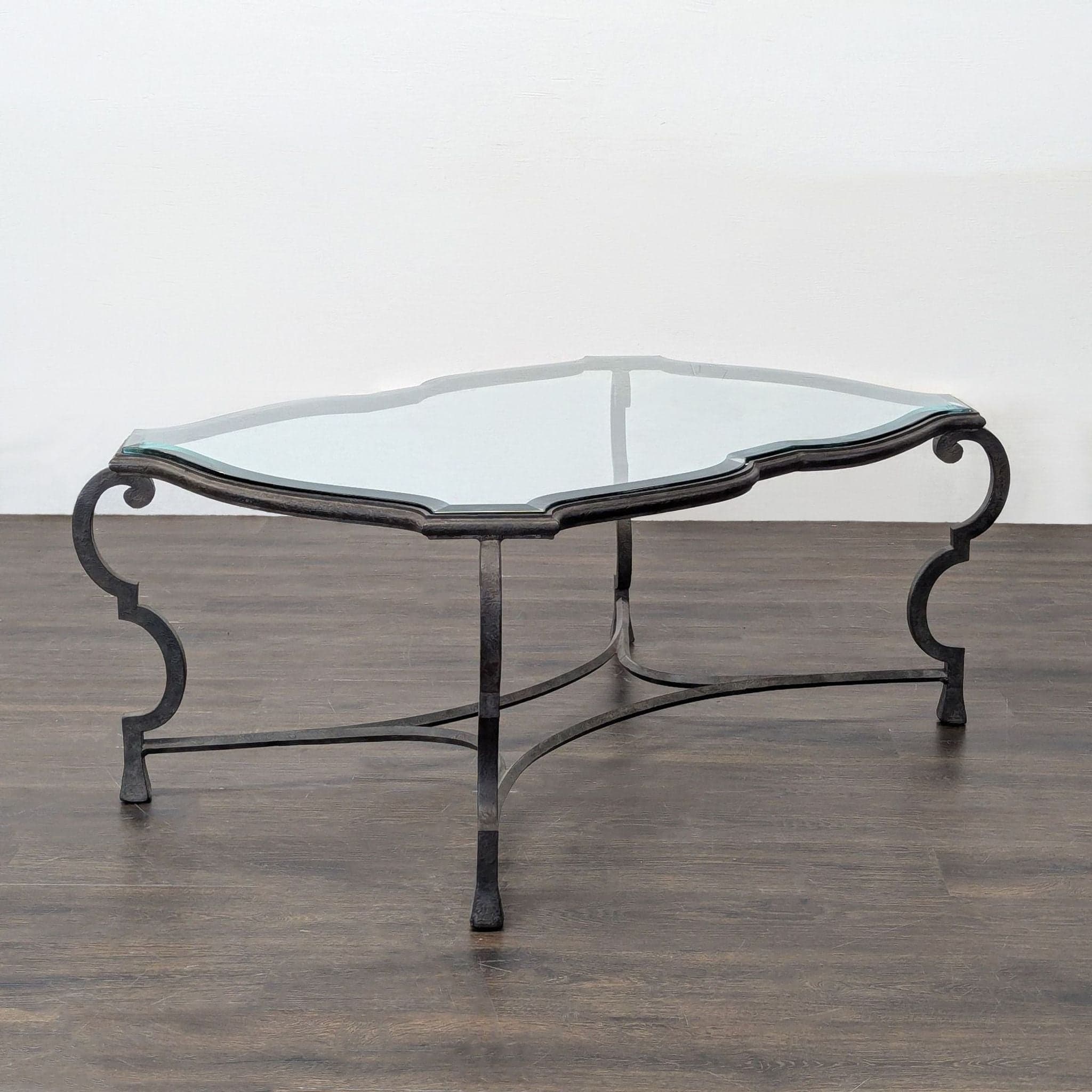 Wrought Iron Coffee Table - Thumbnail 5