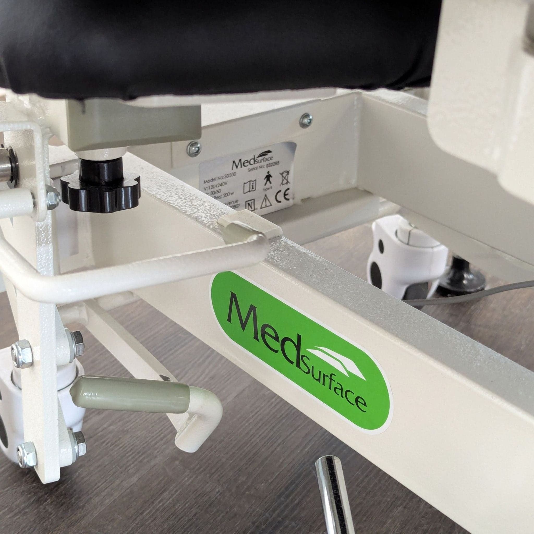 MedSurface Electric Adjustable Therapy Exam Table - Black Upholstery - Thumbnail 5