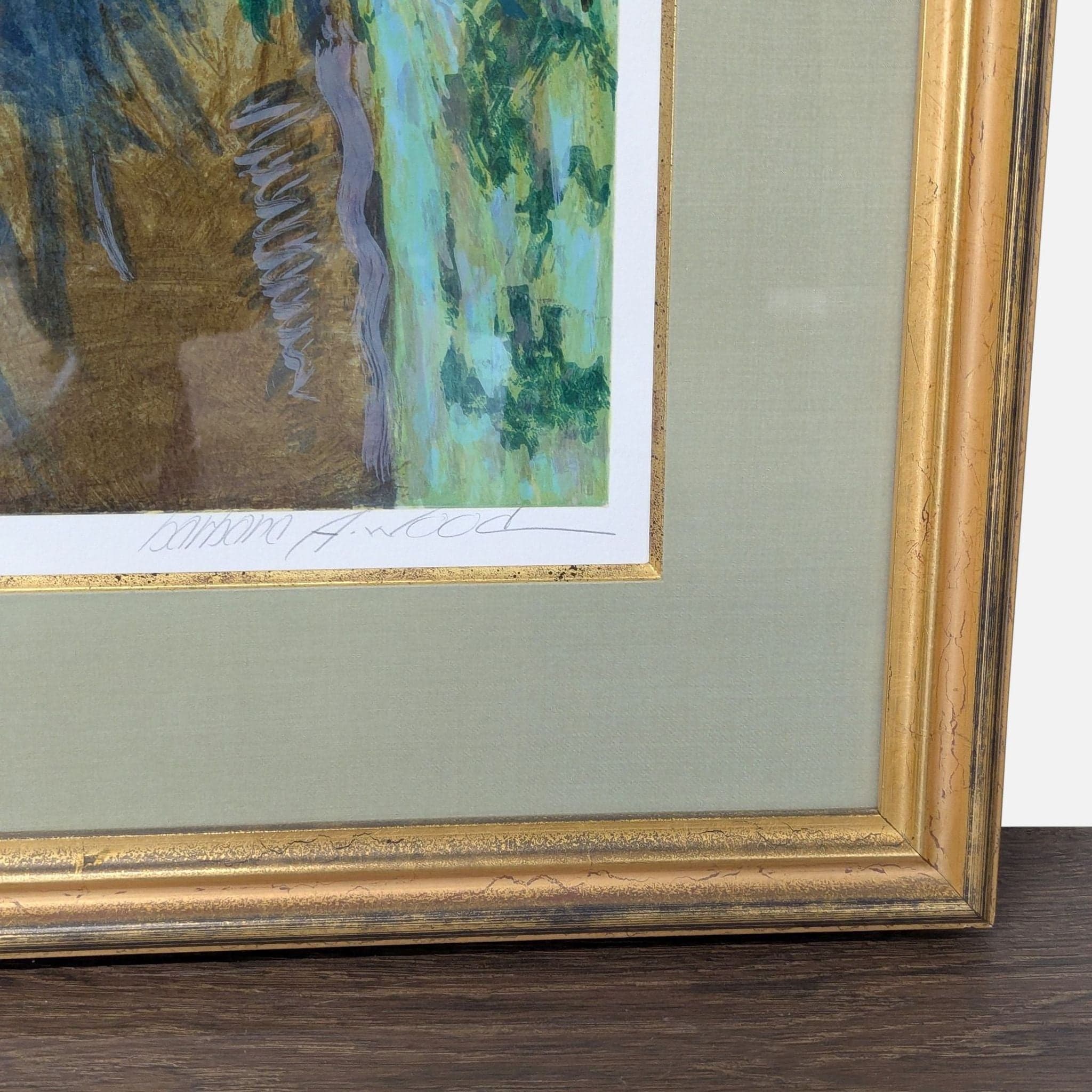Framed Barbara A. Wood Limited Edition Print - Thumbnail 2