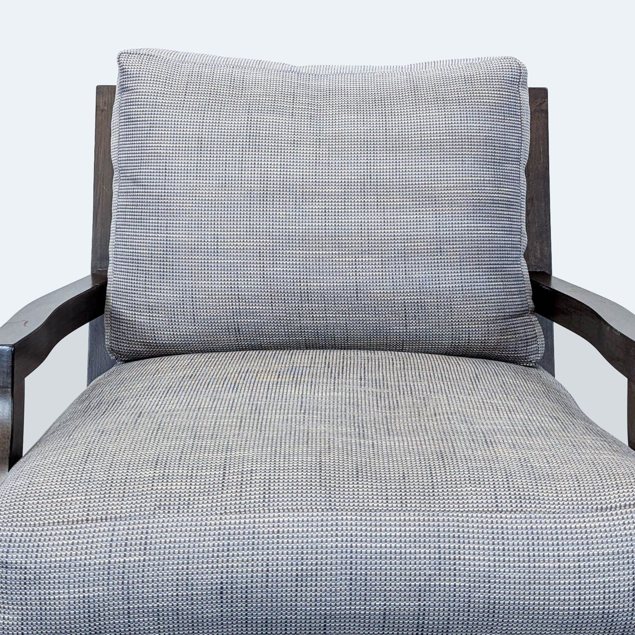 Kreiss Soho Lounge Chair with Wooden Frame and Cushions - Thumbnail 10