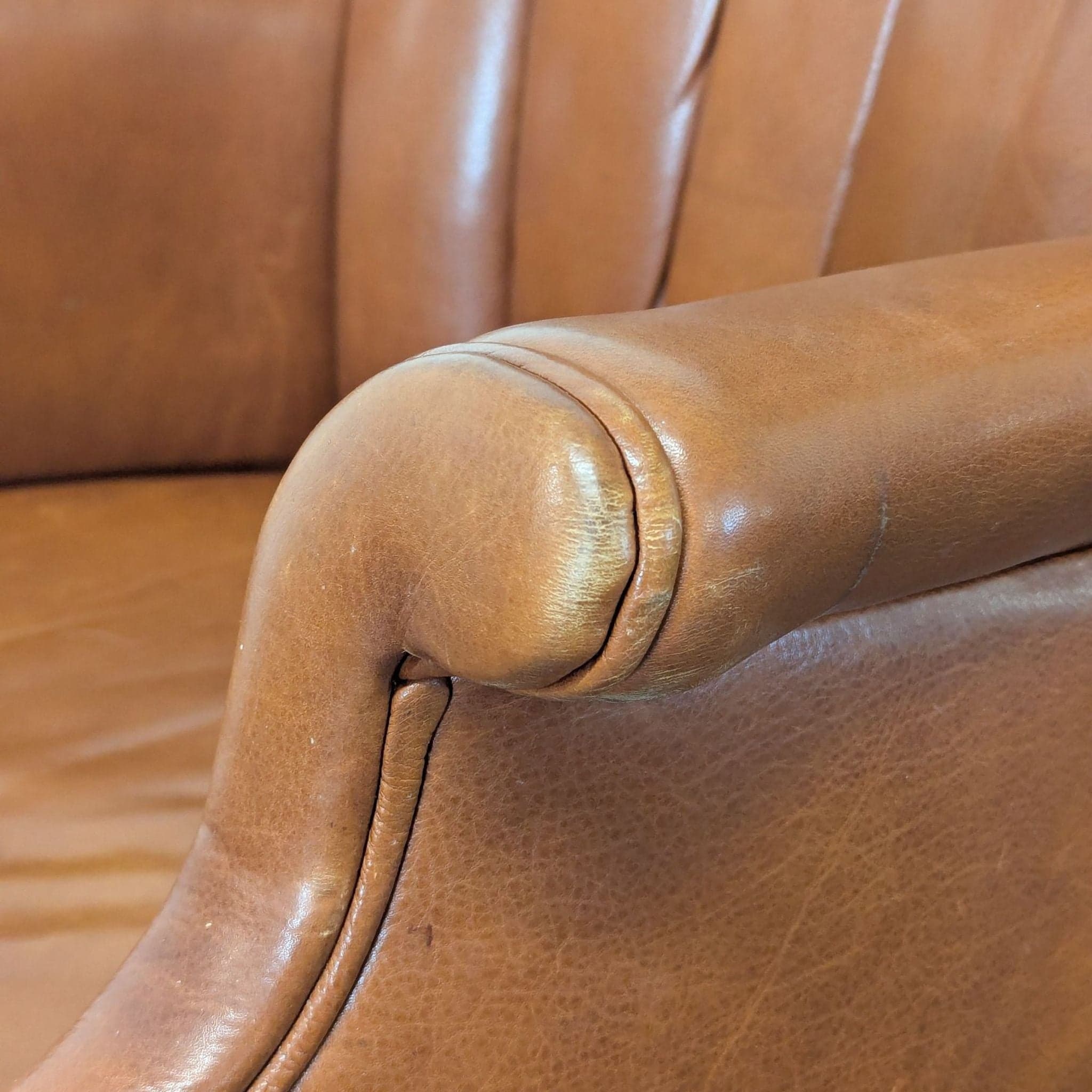 Hancock & Moore Bradford Leather Channel Back Swivel-Tilt Executive Chair - Thumbnail 5
