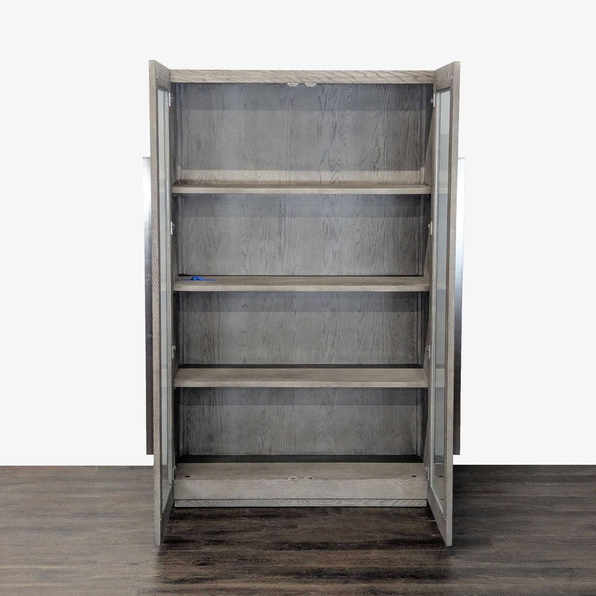 Restoration Hardware Machinto Glass Double Door Mirror - Thumbnail 2
