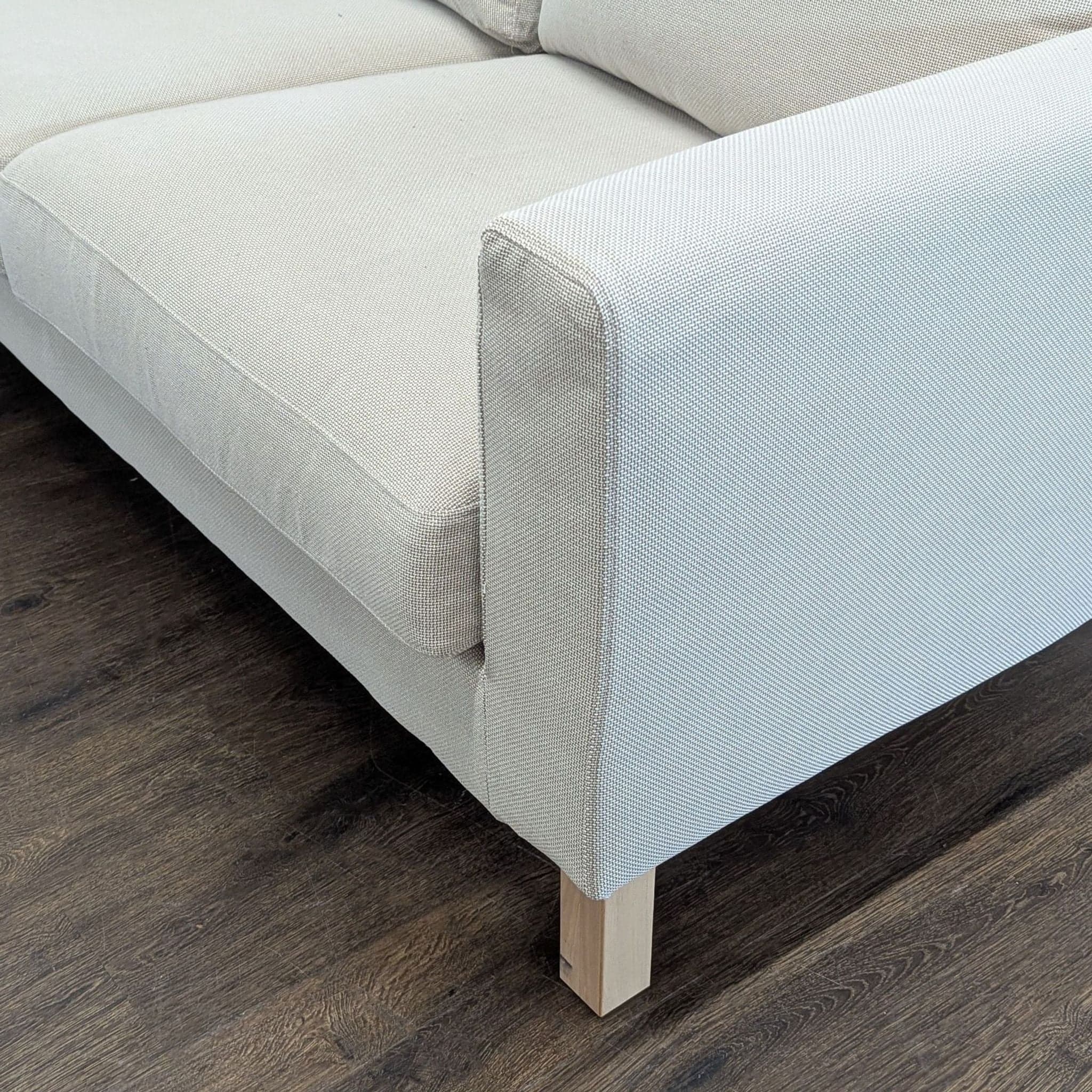 IKEA Modern SALTSJÖBADEN 3-Seater Sectional Sofa with Chaise Lounge - Thumbnail 4
