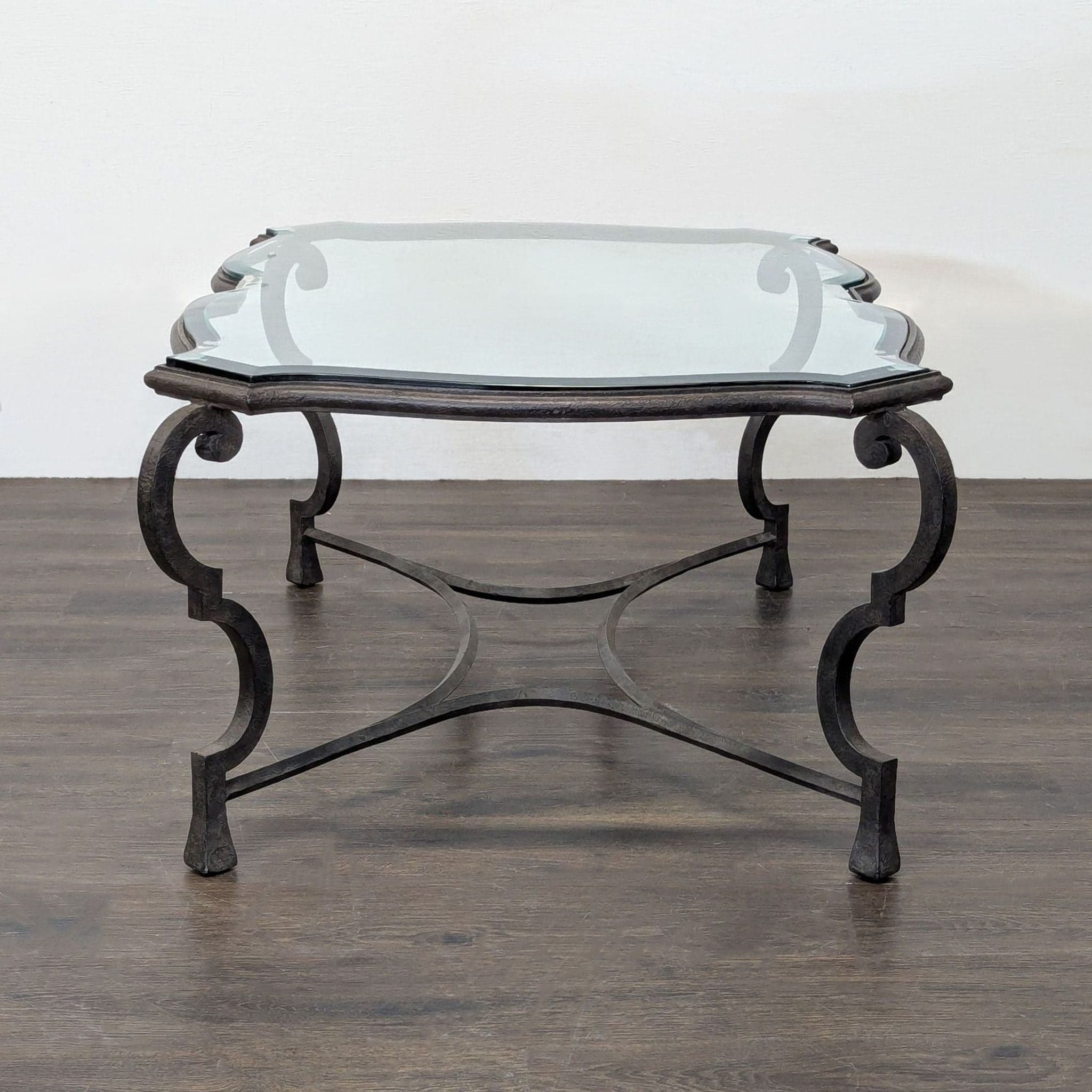 Wrought Iron Coffee Table - Thumbnail 2