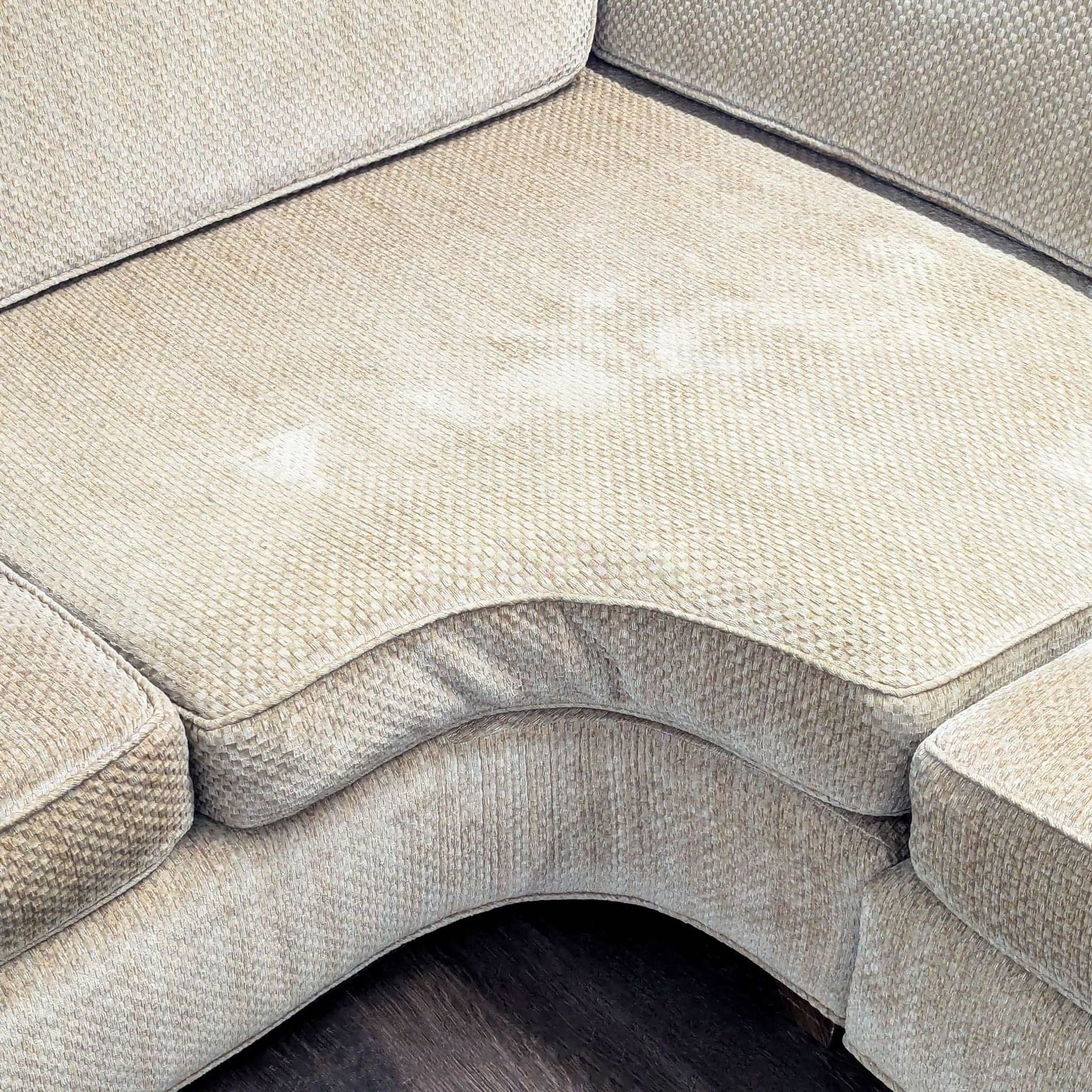Barbara Barry Beige Sectional Sofa - Spacious and Comfortable - Thumbnail 6