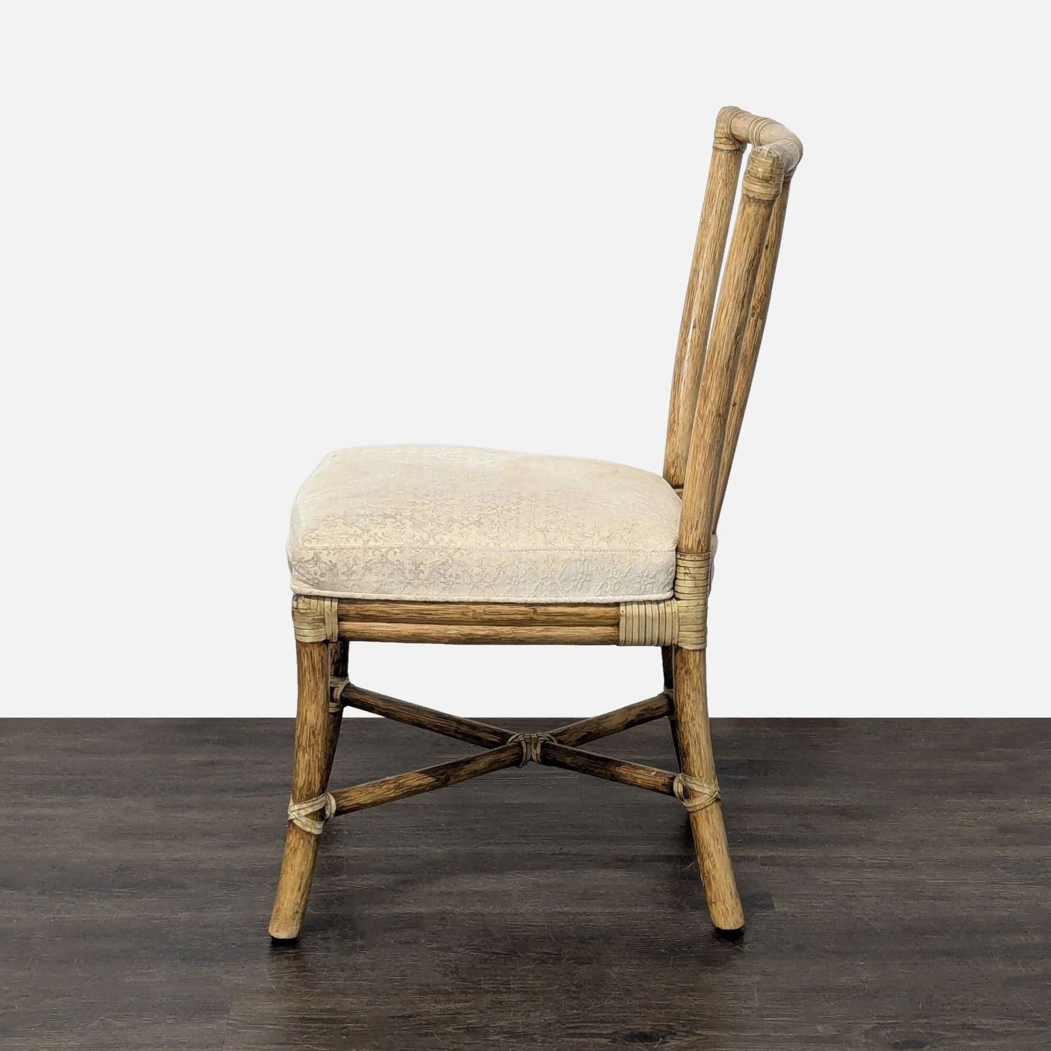 Set of Ten McGuire Bamboo Dining Chairs - Thumbnail 8