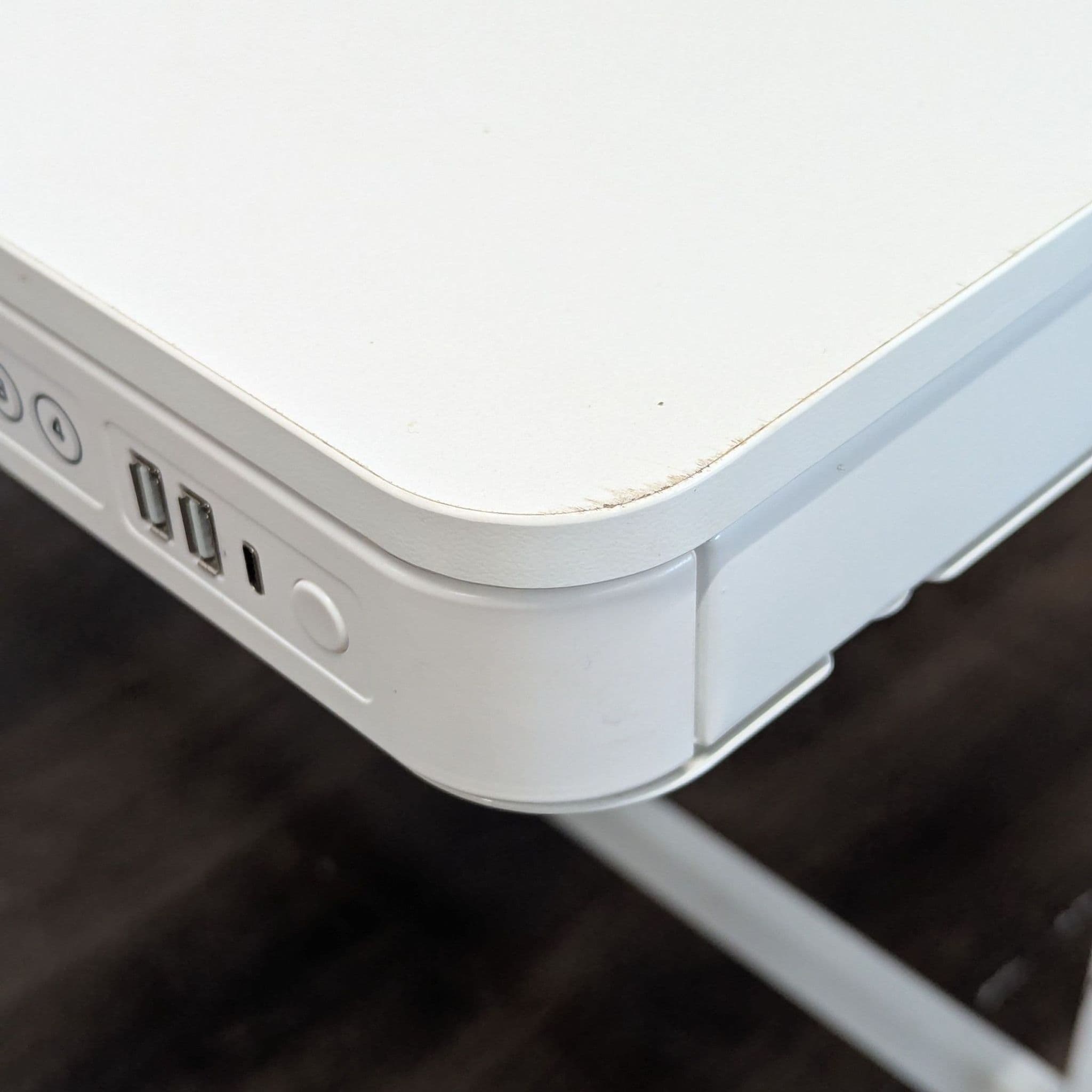Flexispot Electric Standing Desk with Drawer – Adjustable Height, White - Thumbnail 6