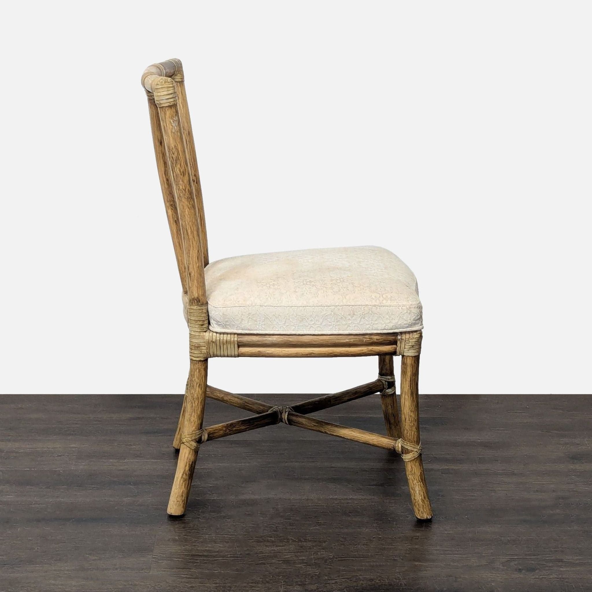 Set of Ten McGuire Bamboo Dining Chairs - Thumbnail 6