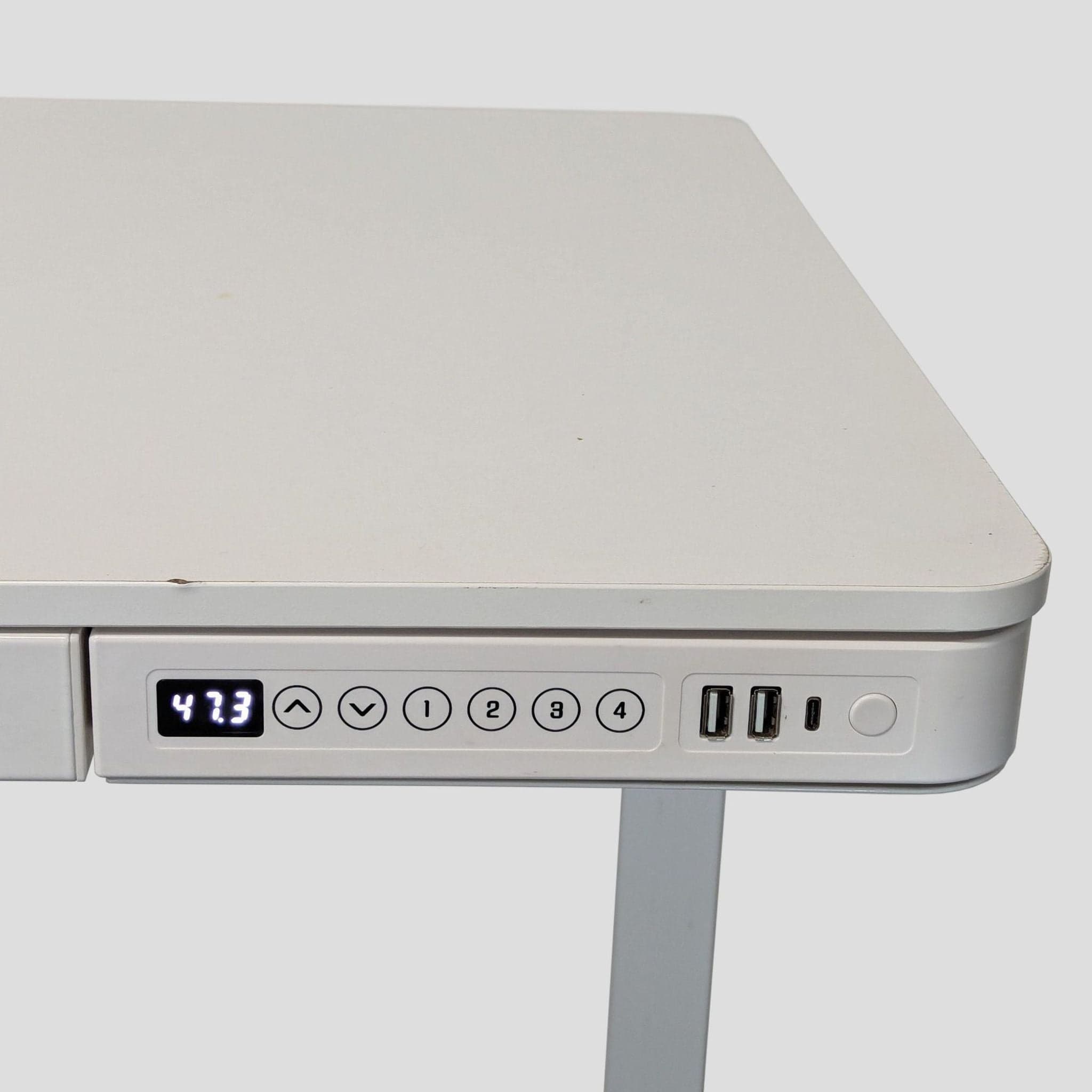 Flexispot Electric Standing Desk with Drawer – Adjustable Height, White - Thumbnail 8