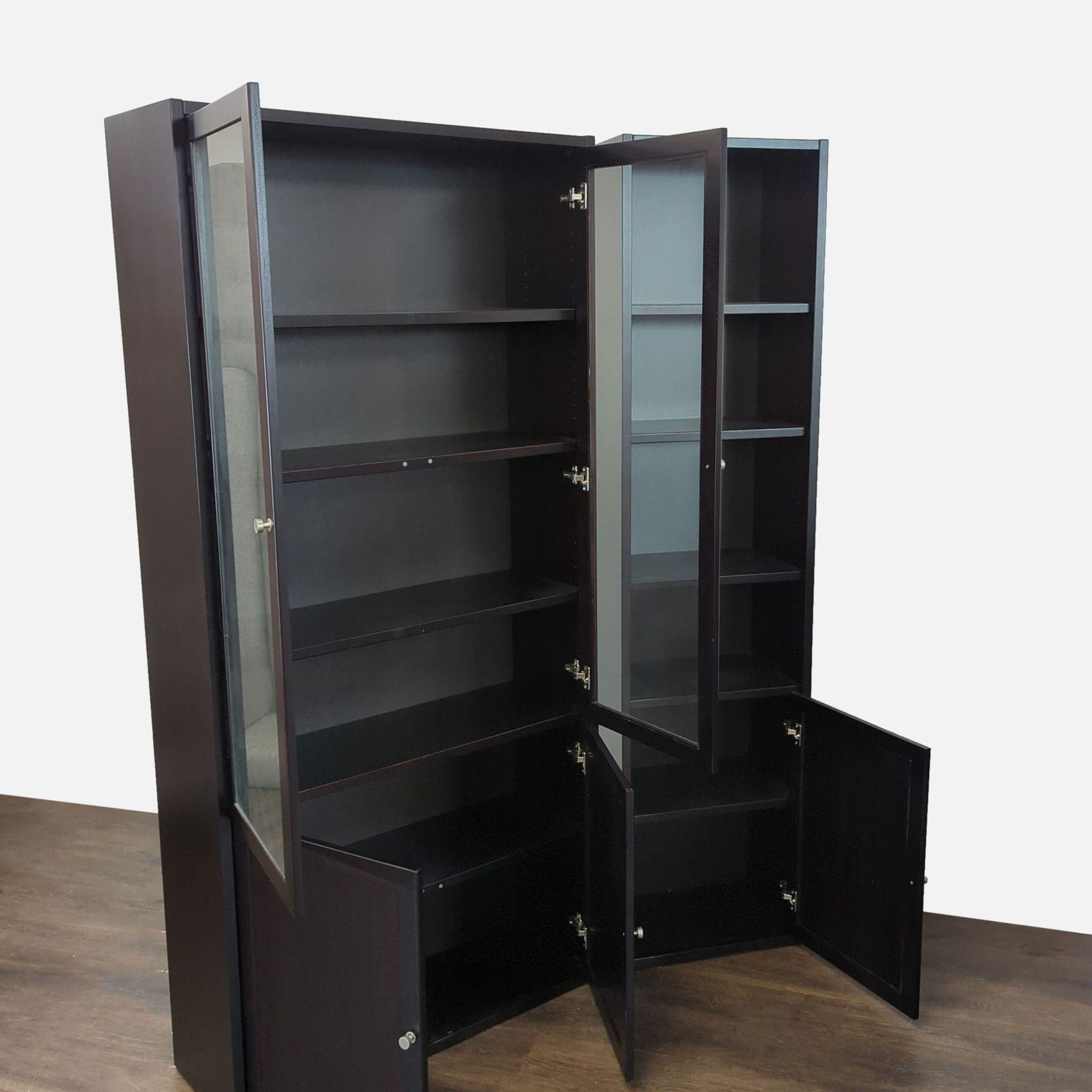 Pair of Scandinavian Designs Display Cabinets - Thumbnail 2