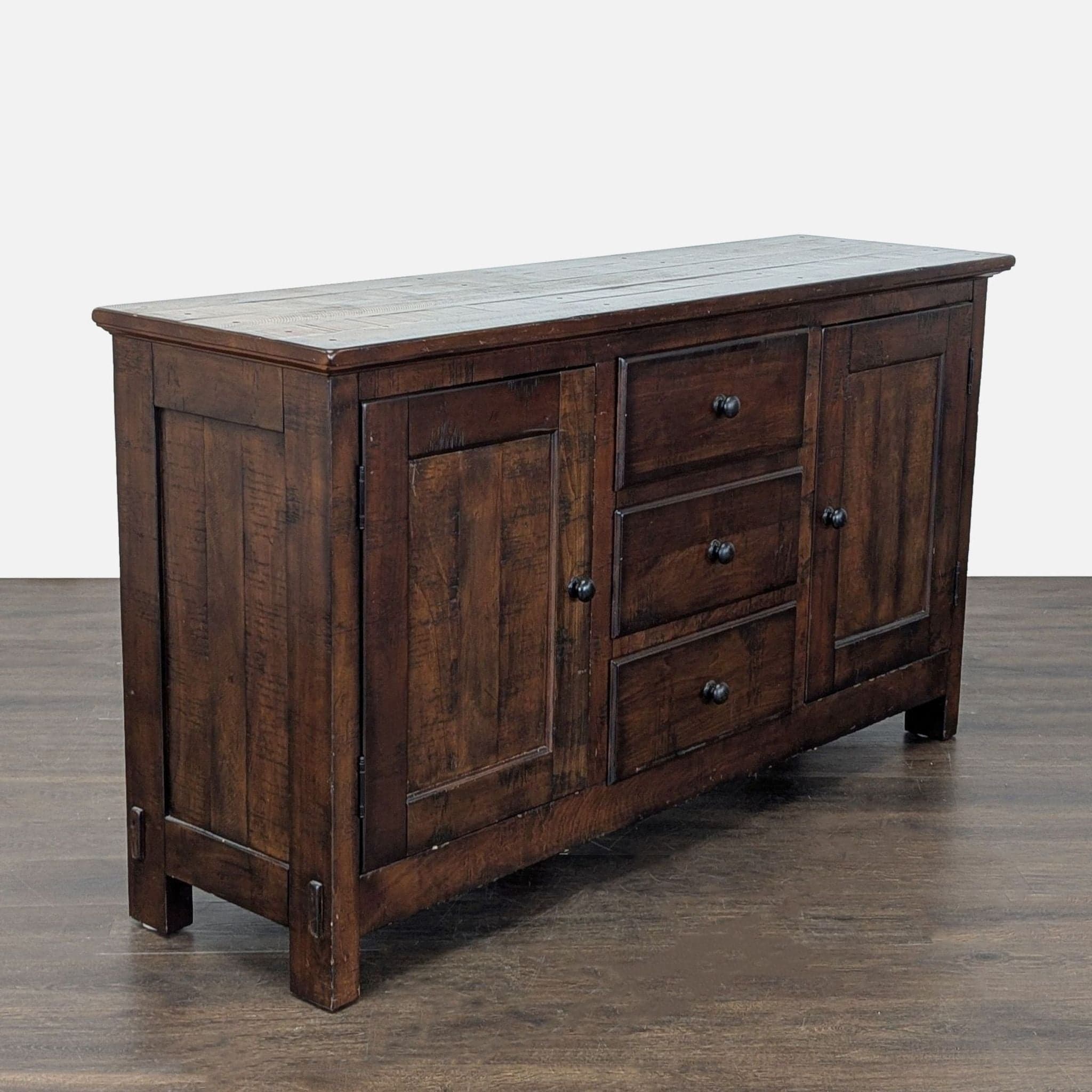 Pottery Barn Rustic Sideboard - Thumbnail 6