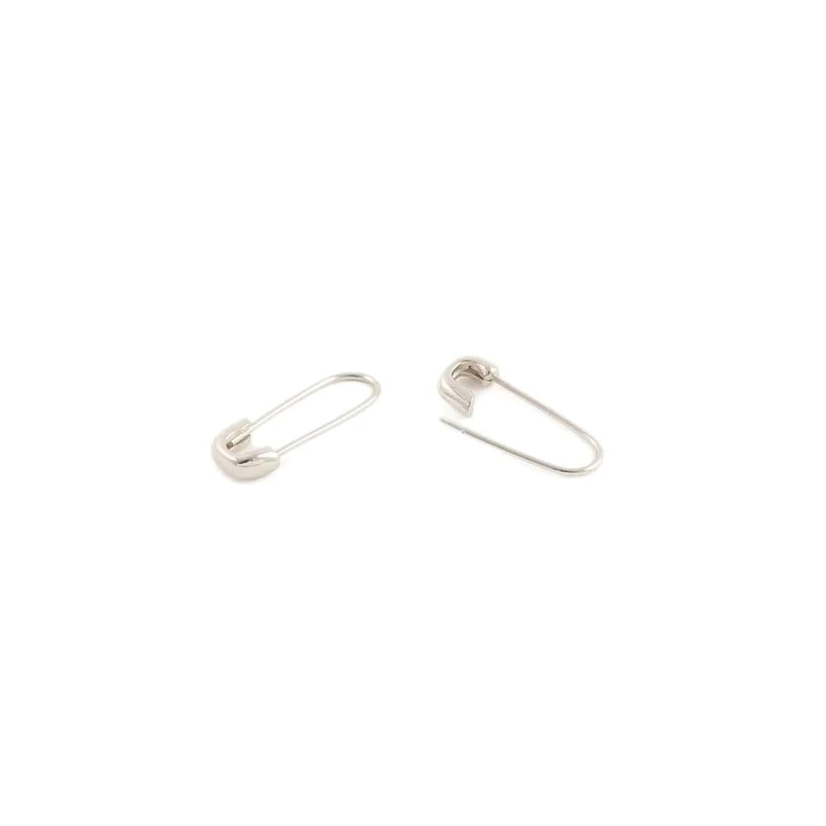 Safety Pin Hoops - Thumbnail 2