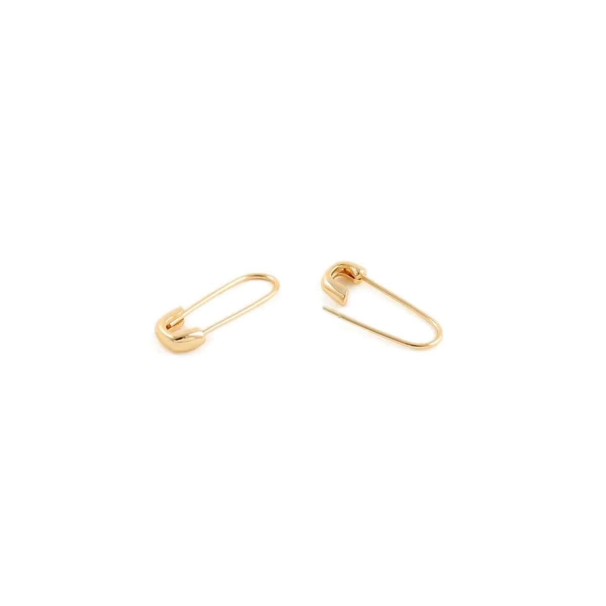 Safety Pin Hoops