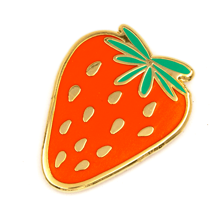 Enamel Pin - Strawberry - Default