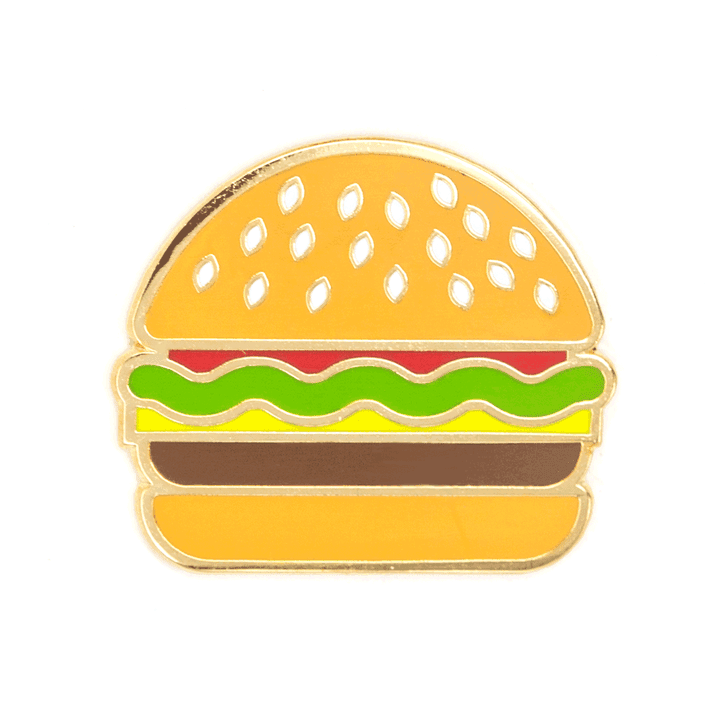 Enamel Pin - Burger - Default