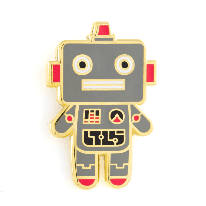 Enamel Pin - Robot Baby - Default