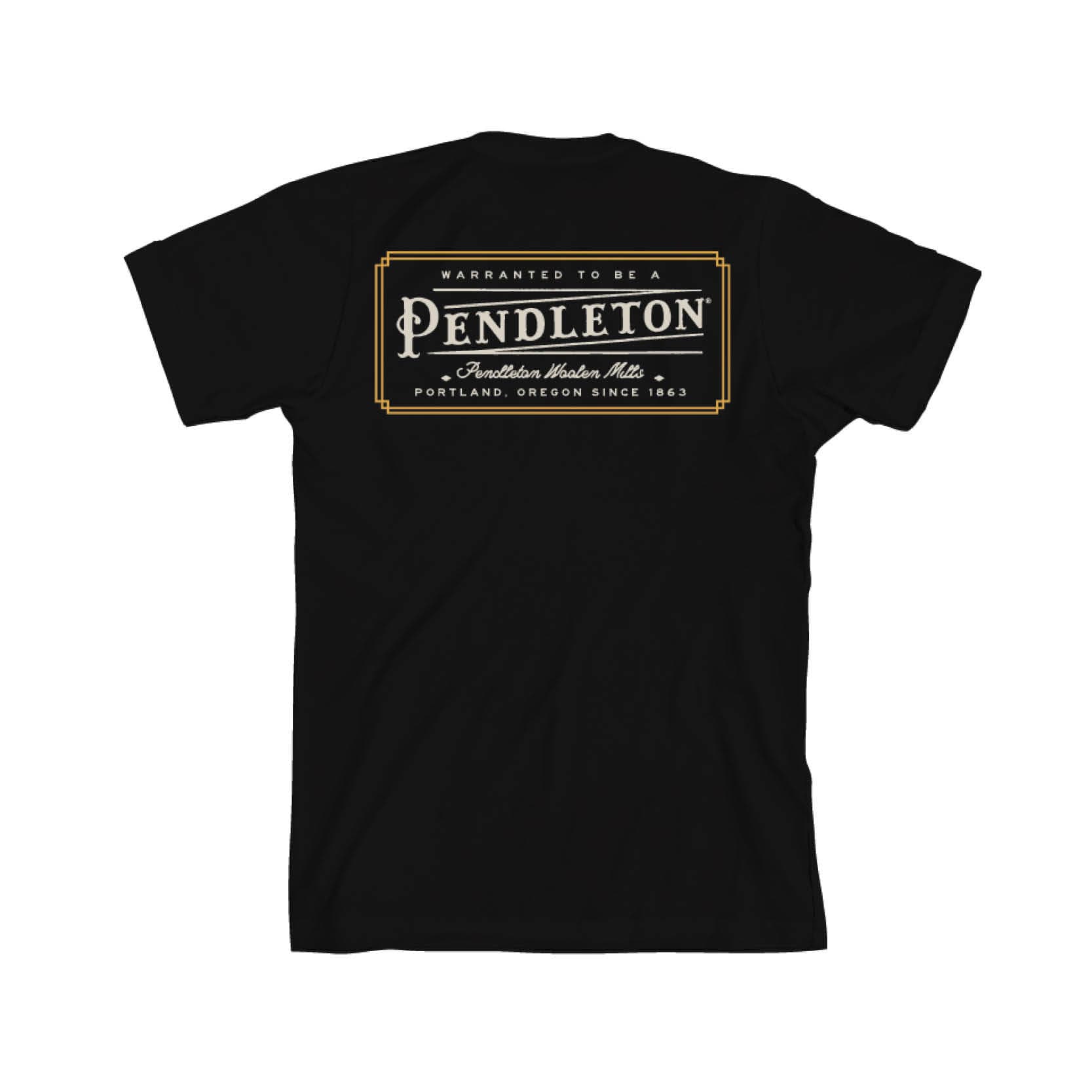 Pendleton Logo Tee - Black/White - M